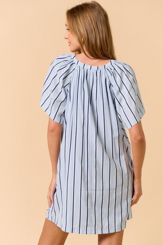 Blueberry Burst Mini Dress