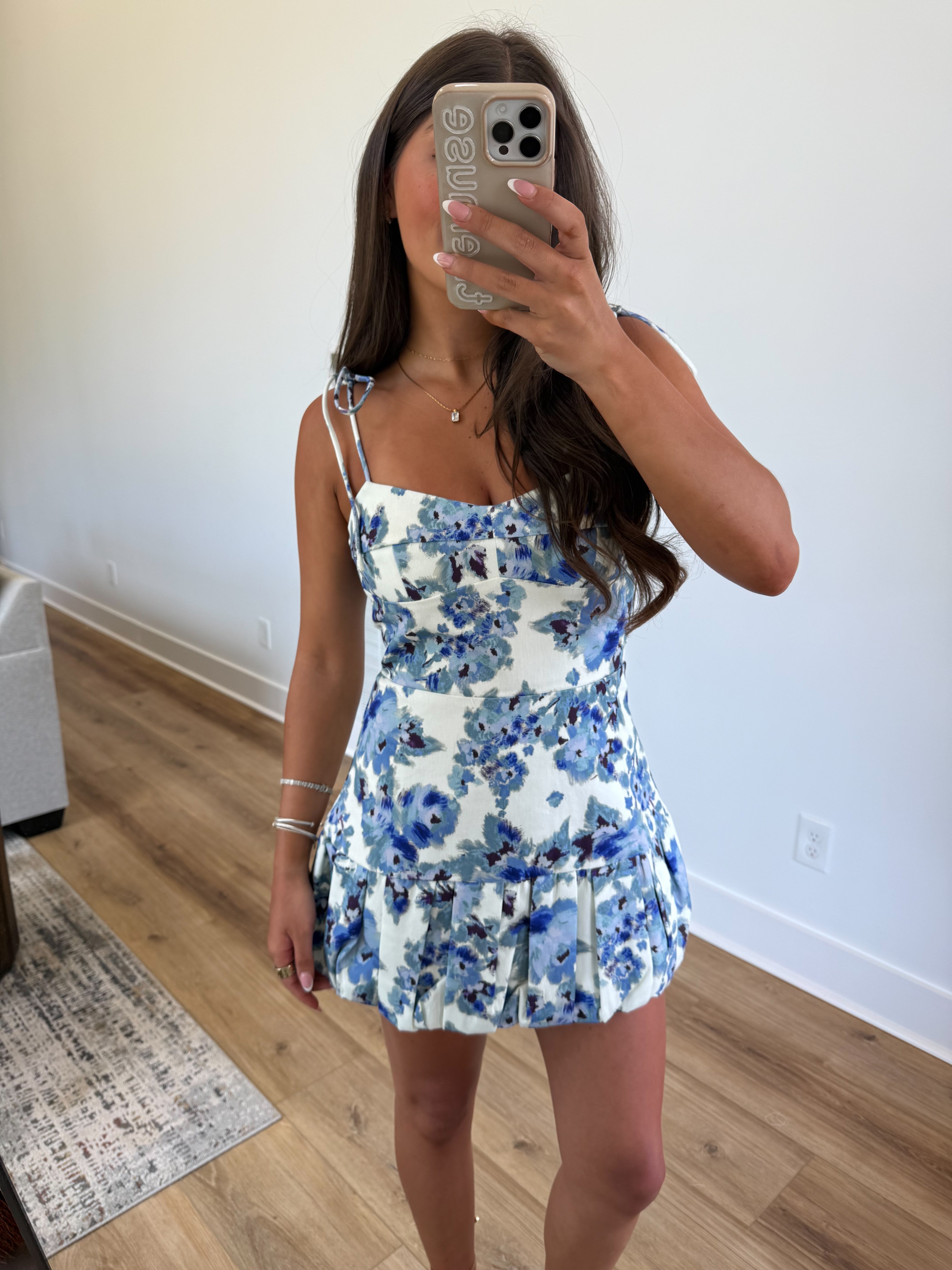 Blueberry Cobbler Mini Dress