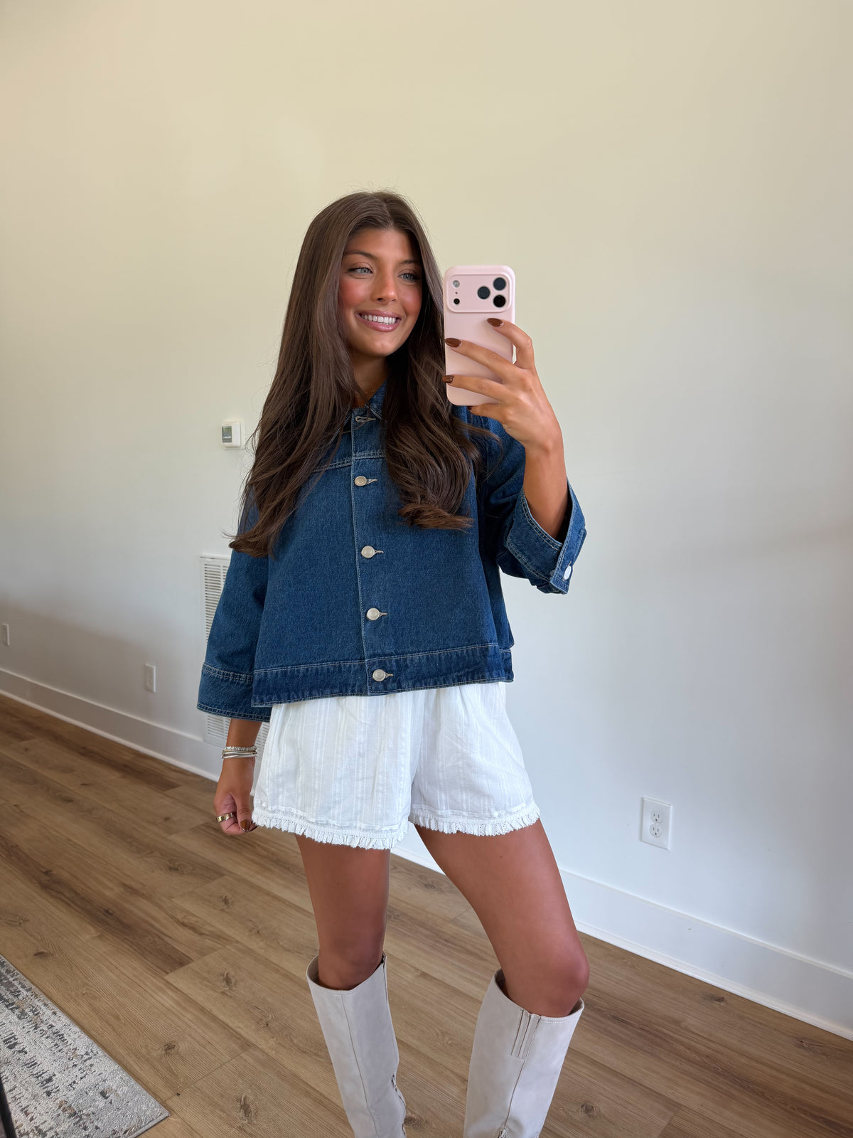 Good to Go Denim Jacket (Dark Denim)