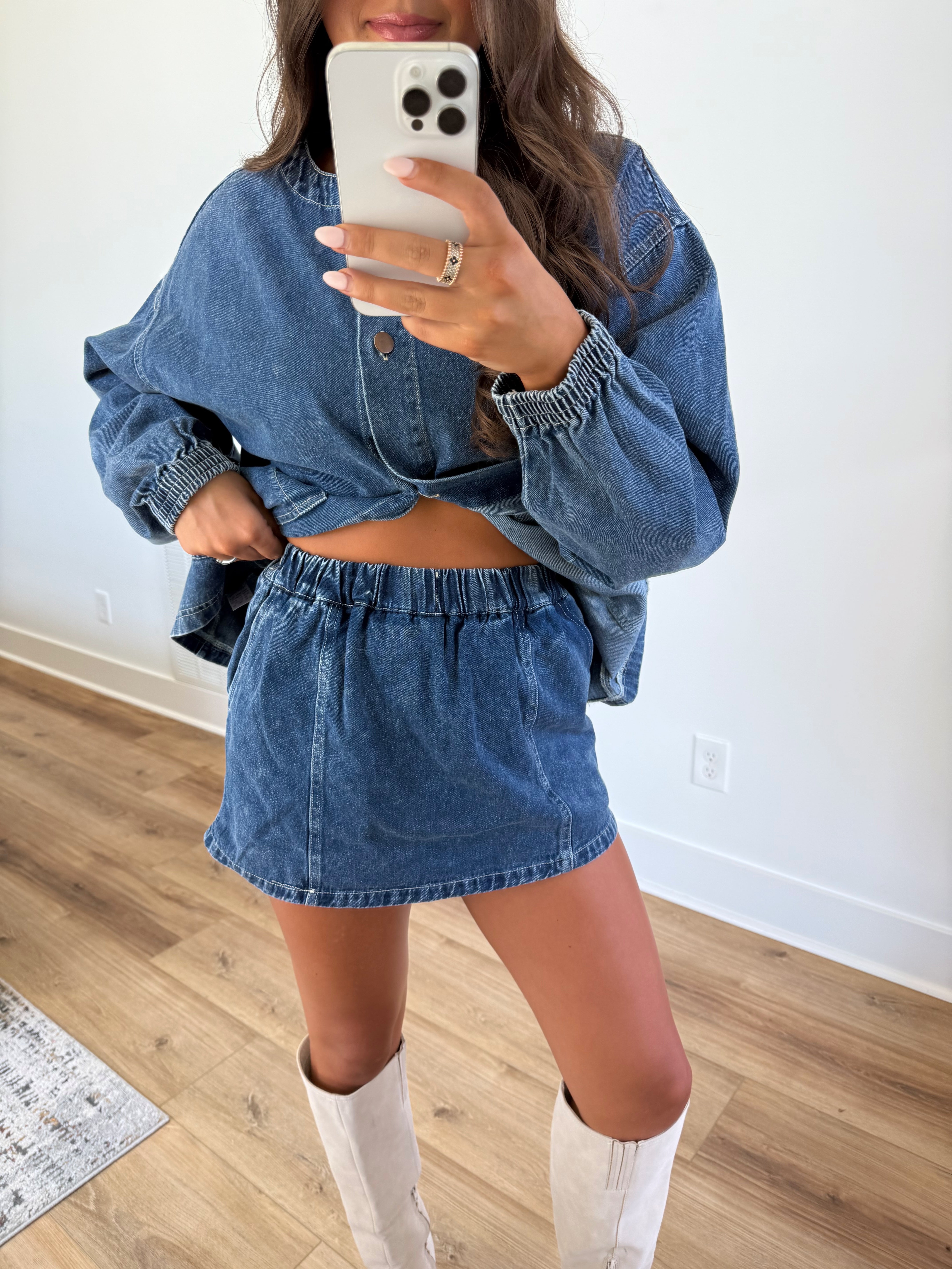 Dairy Girl Denim Set(PRE-ORDER (End of Oct.)/ Restock)