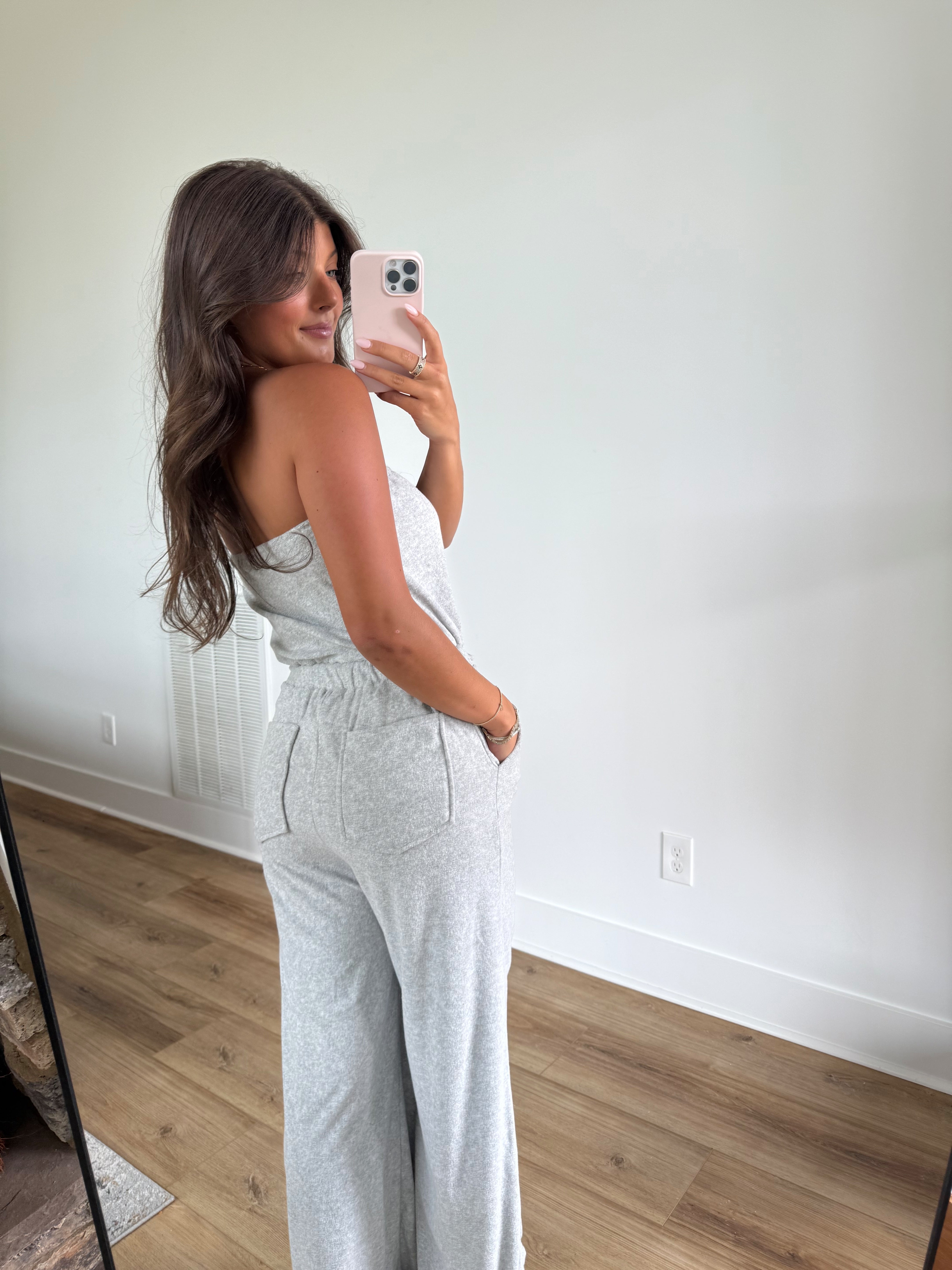 Grey Terry Jumpsuit
