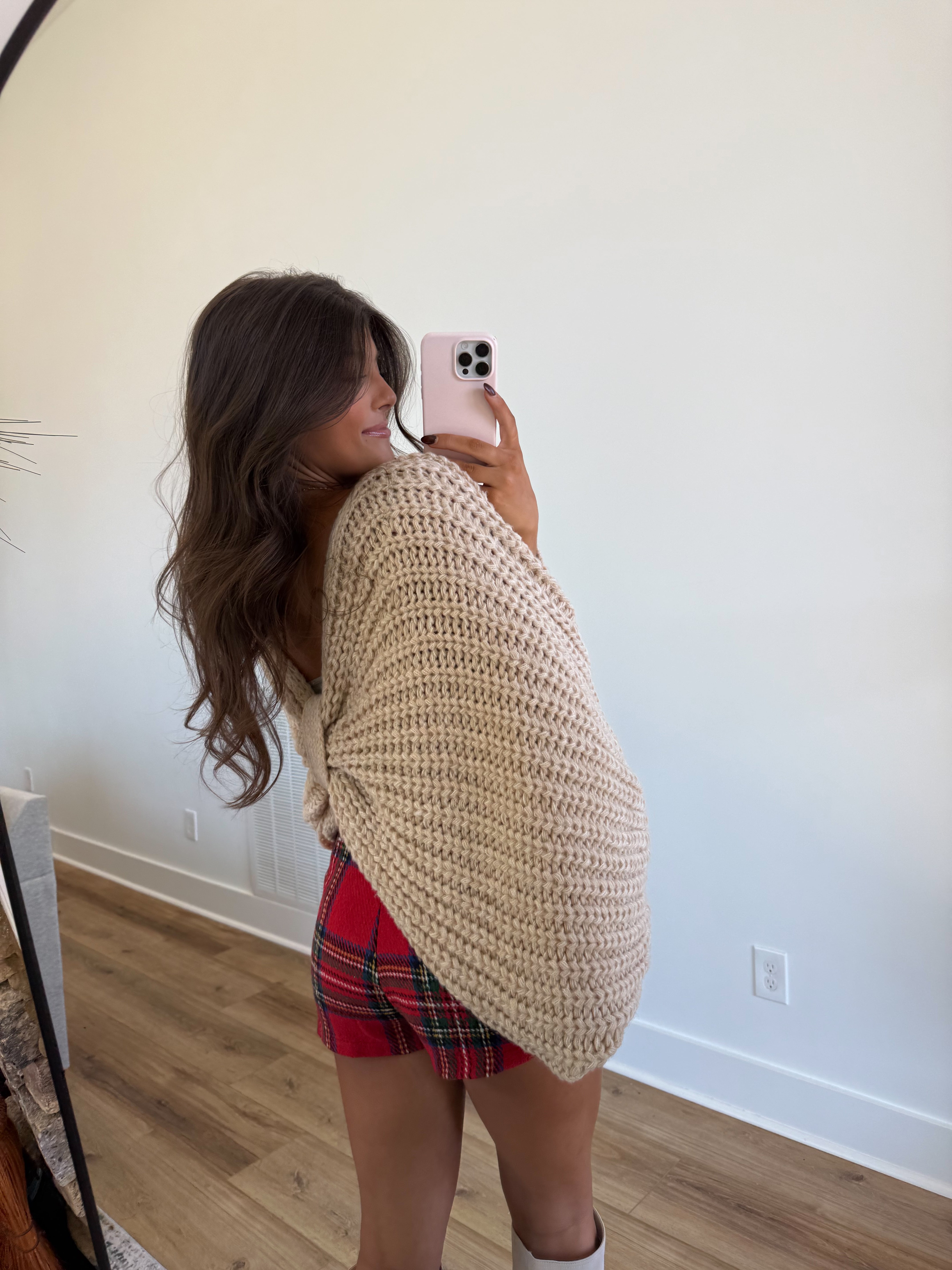 Holiday Bow Sweater (Cream)