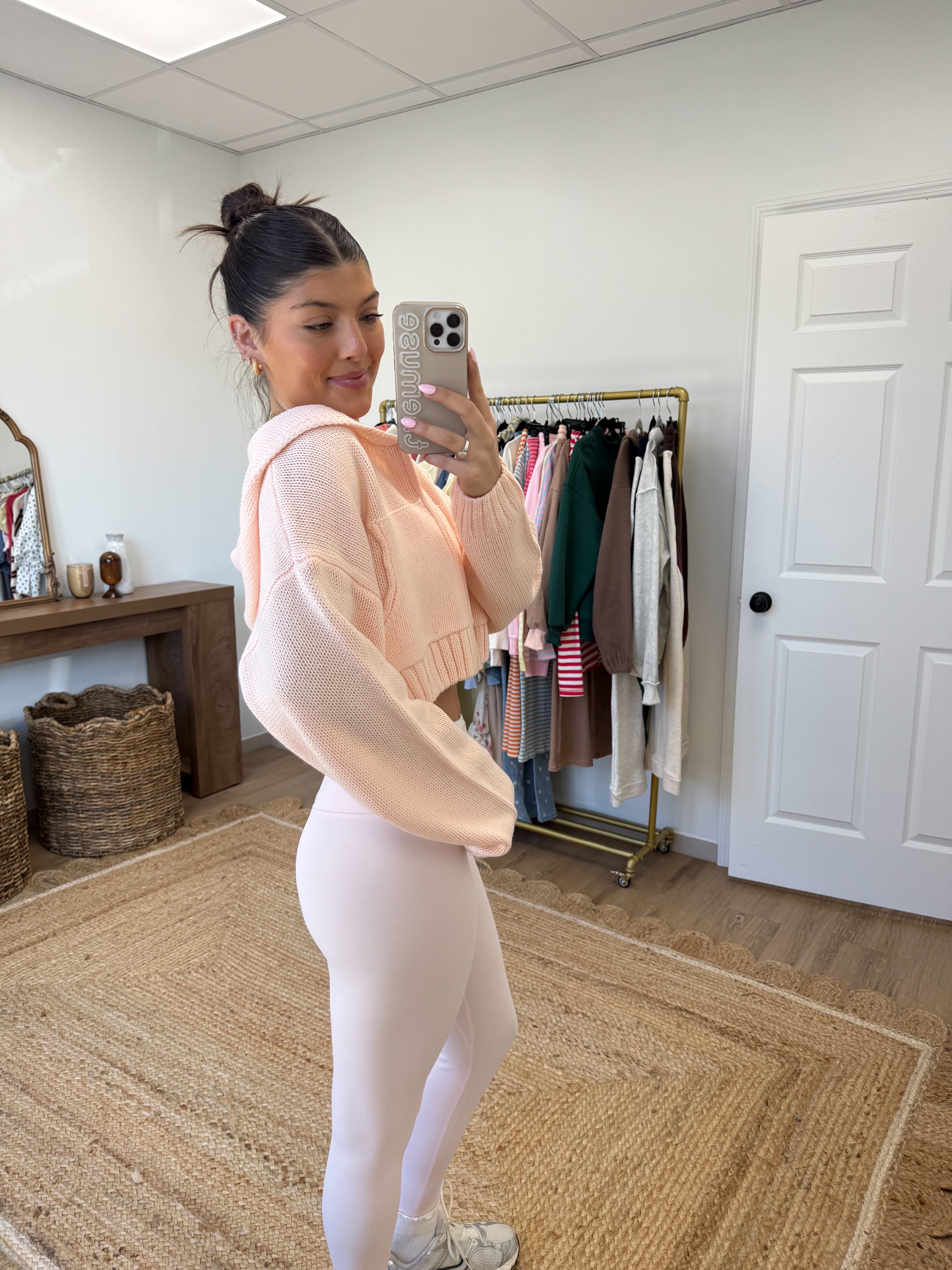 The Rowan Zip-Up (Pink)