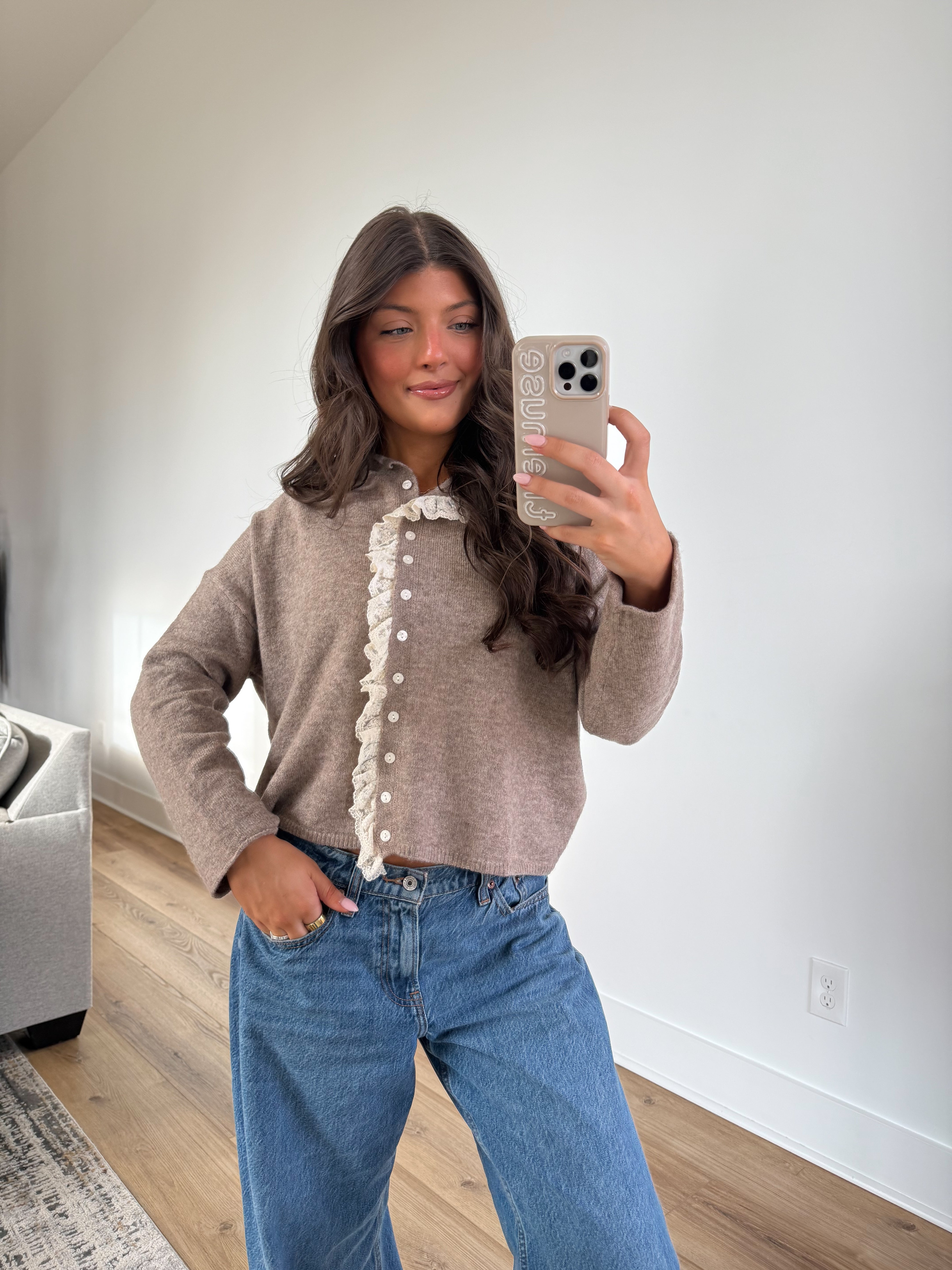 The Darling Ruffle Sweater