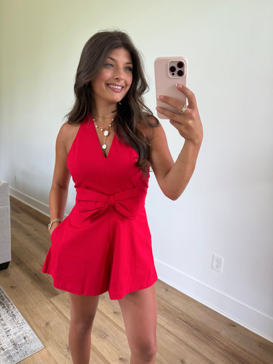 Like Candy Romper (Red)