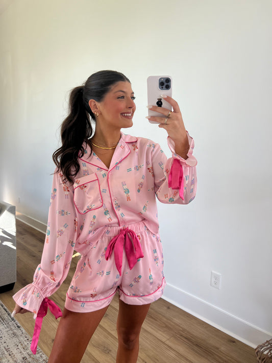 Pink Nutcracker Pjs