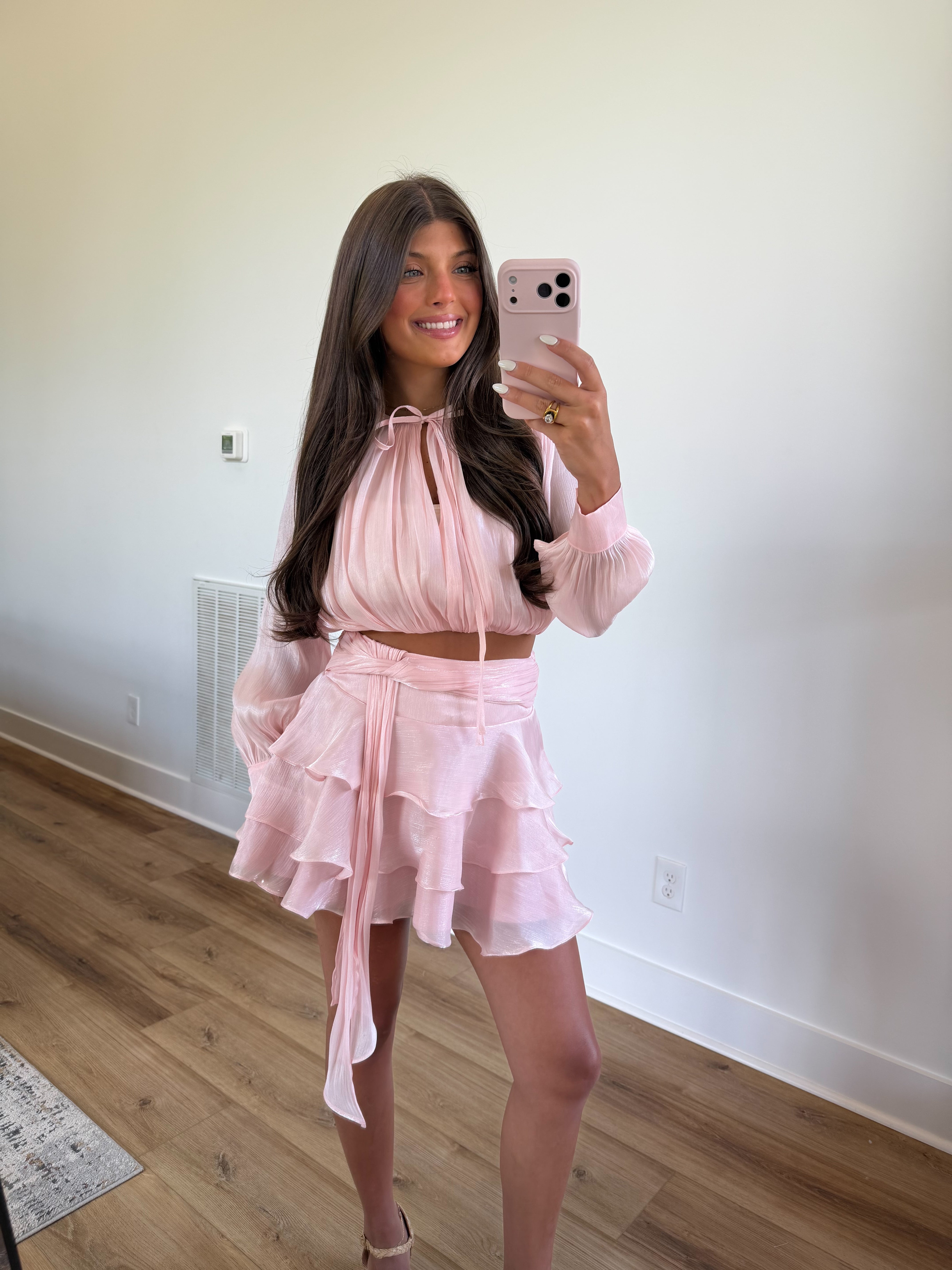 Rosé Ruffles Set