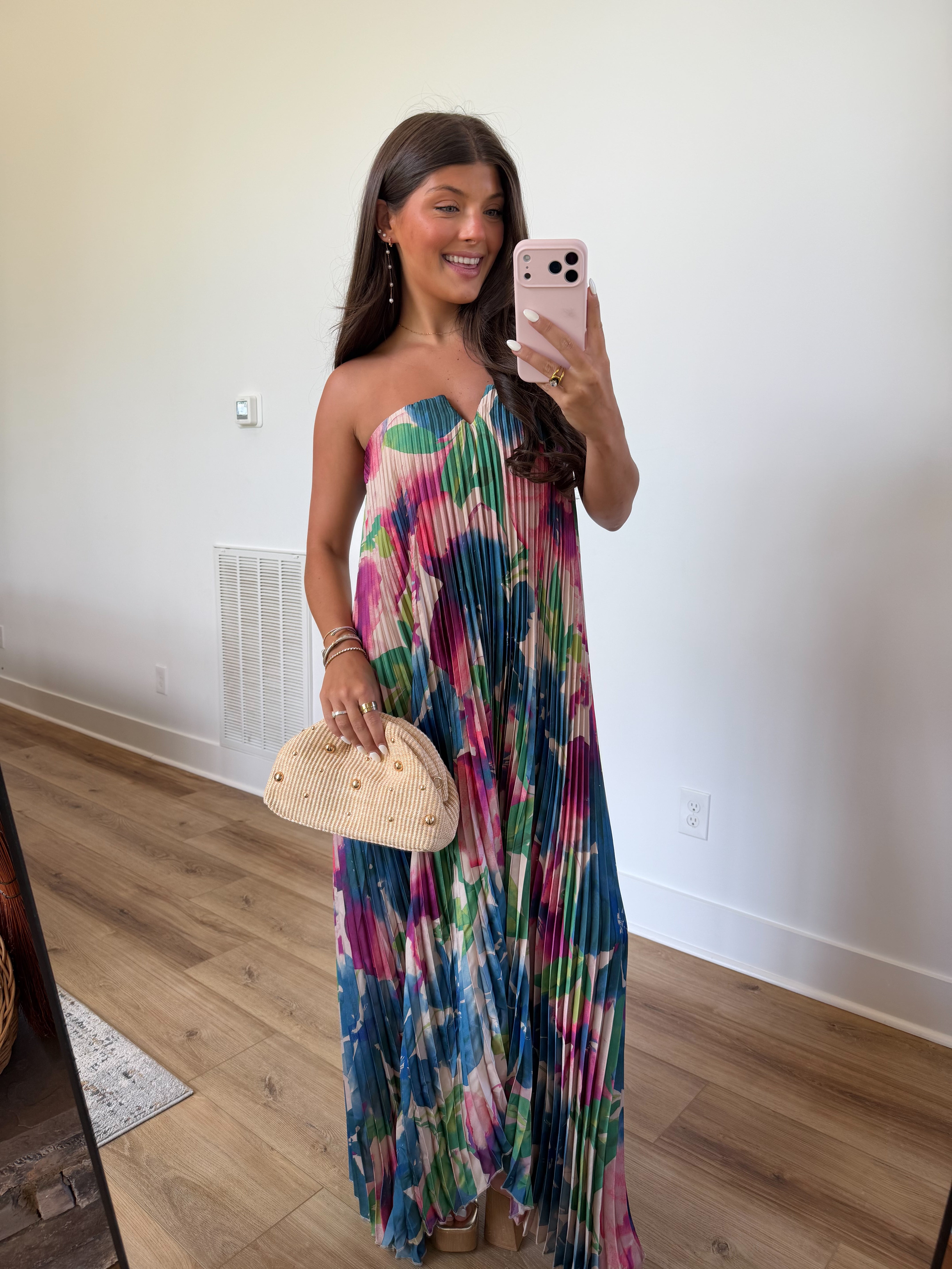 Resort Pleated Maxi