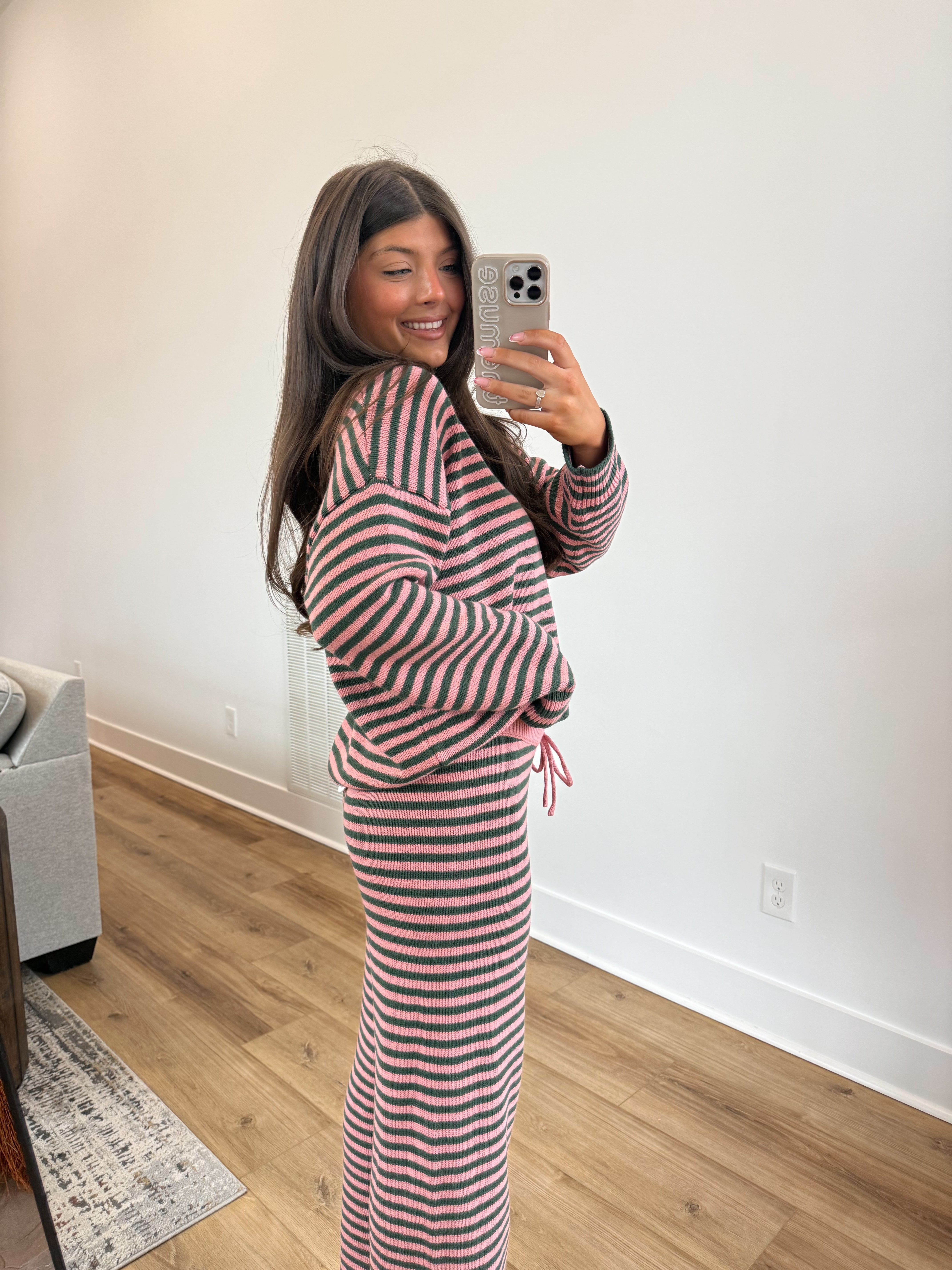 Stripe Lounge Set (Pink/Green)