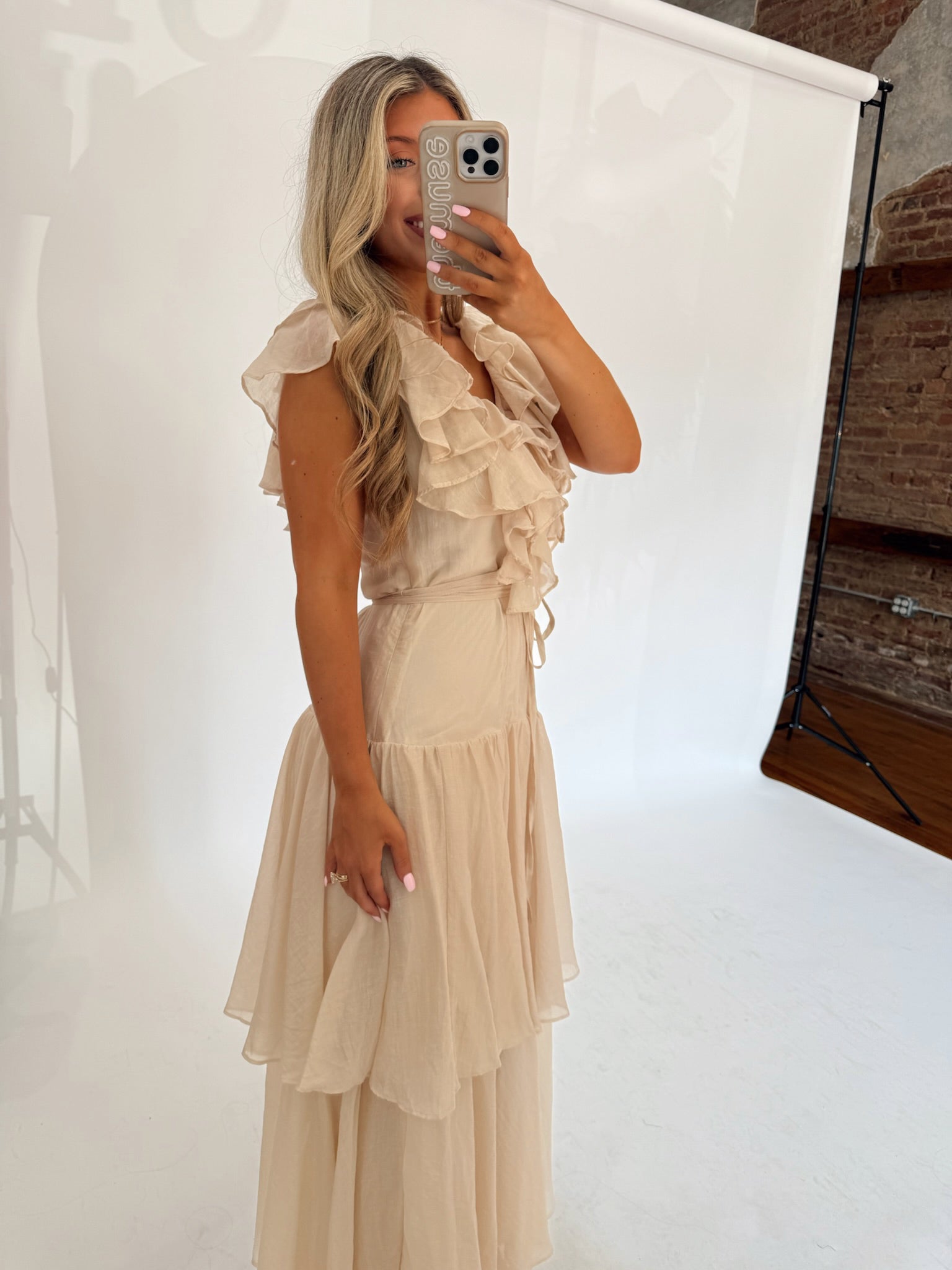 Charleston Ruffle Maxi