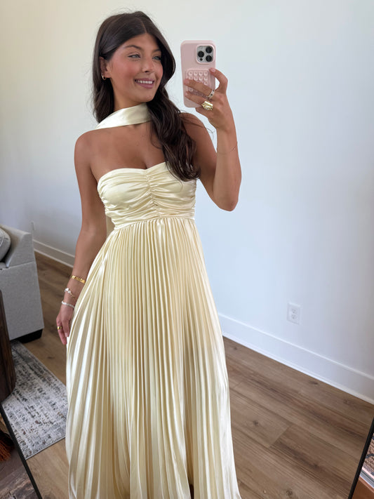 Sunbeam Drape Maxi Dress