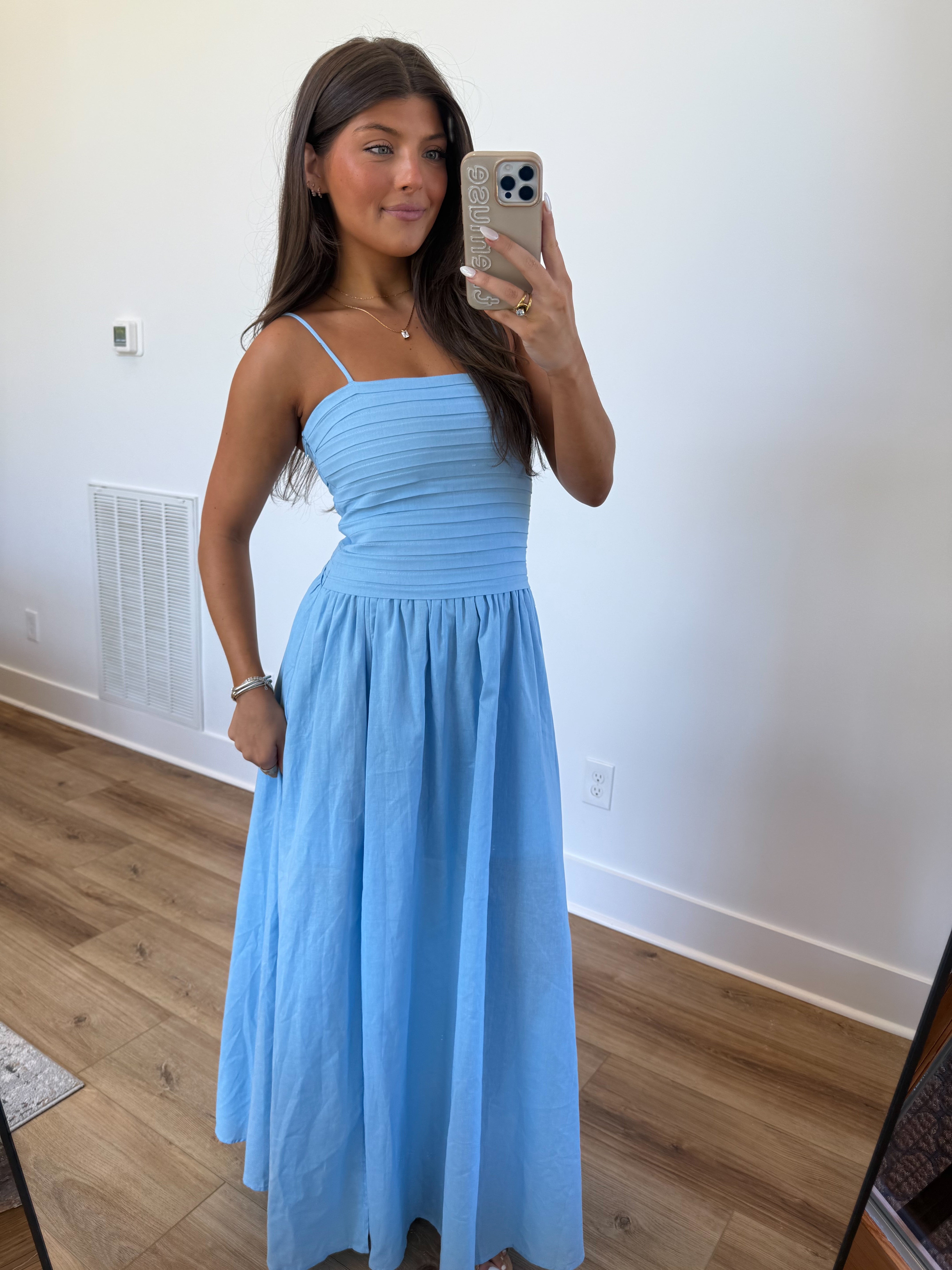 The Blueberry Linen Dress