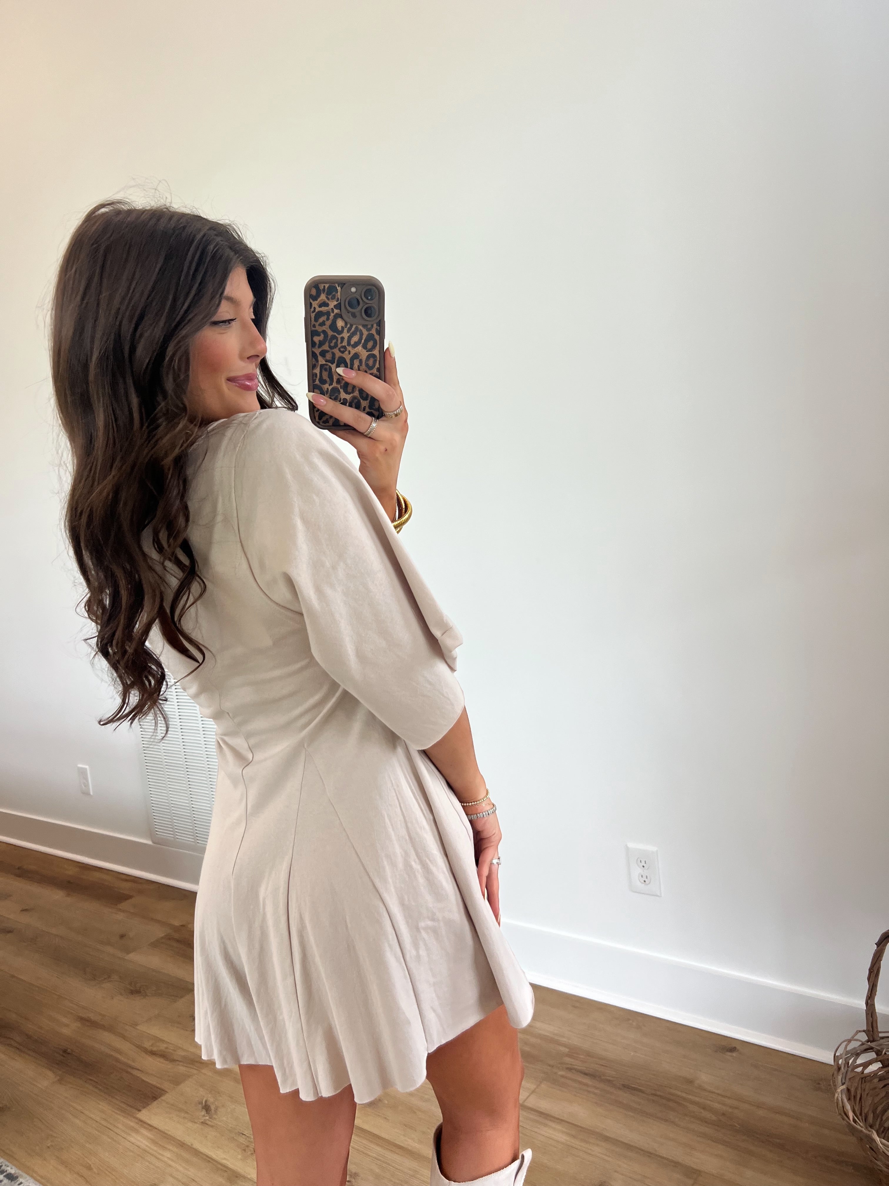 Cinched Waist T-Shirt Romper