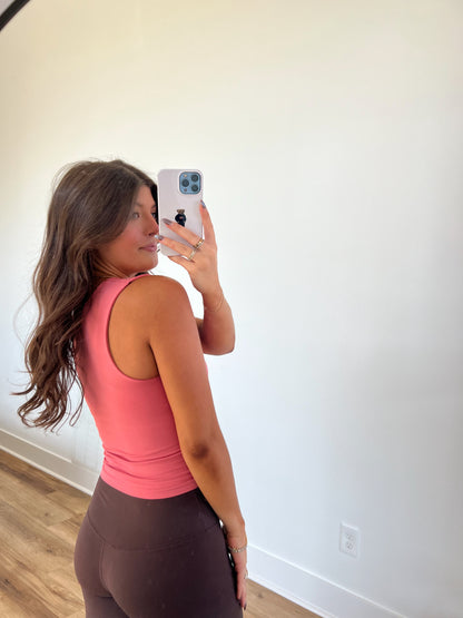 (Cherry) Double Lined Seamless Tank