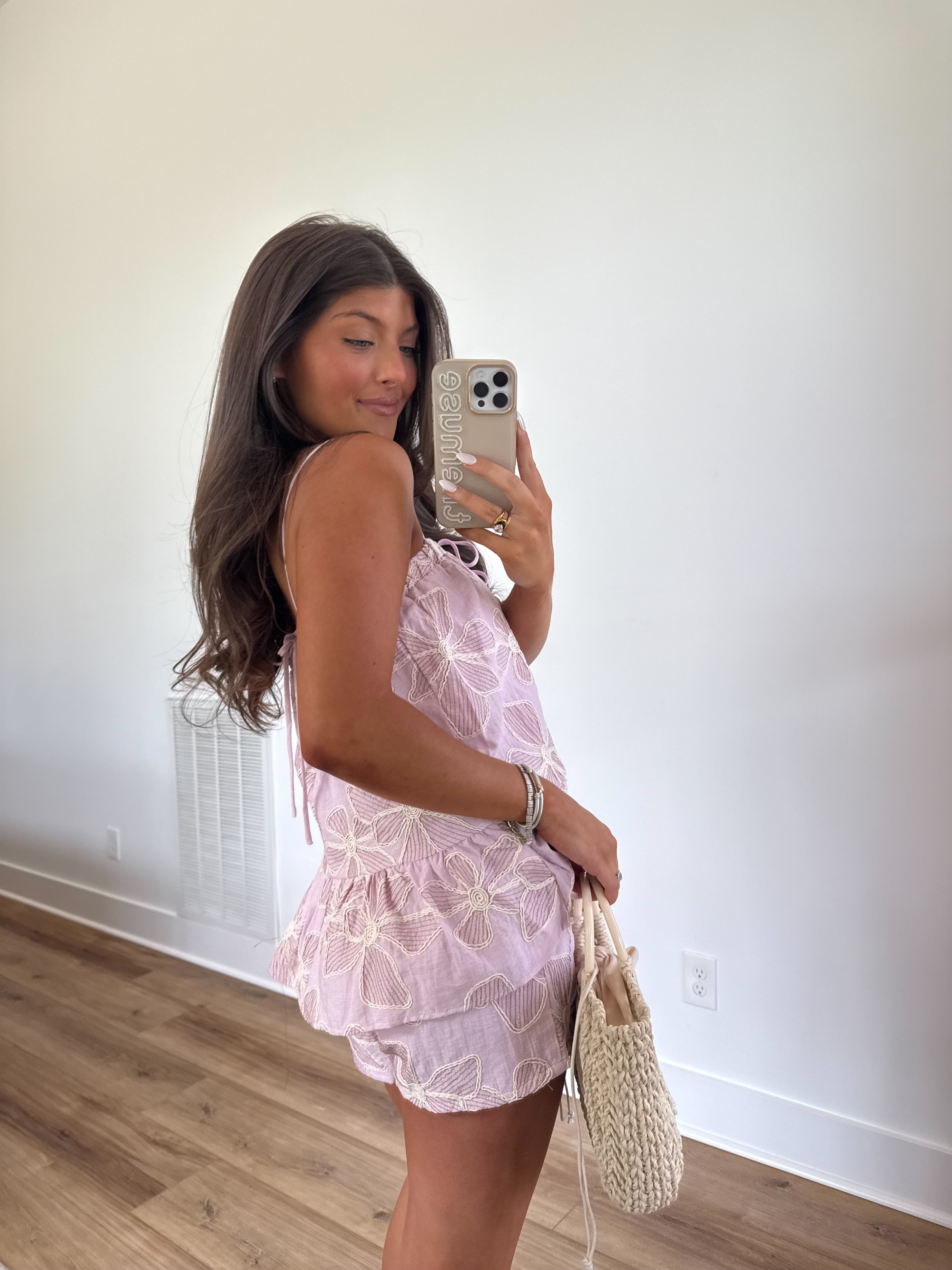 Mauve Flower Set