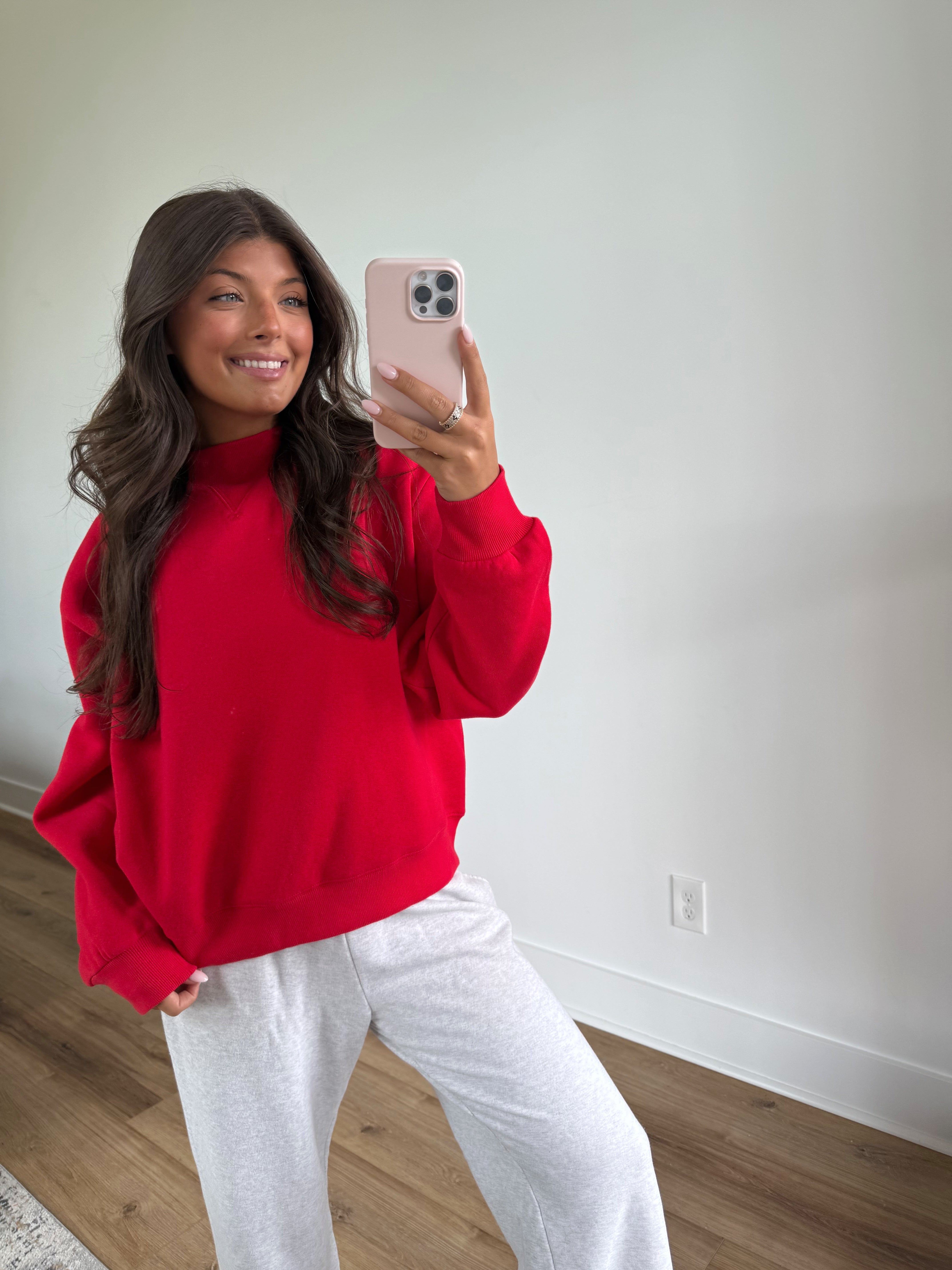Everyday Mockneck (Red)