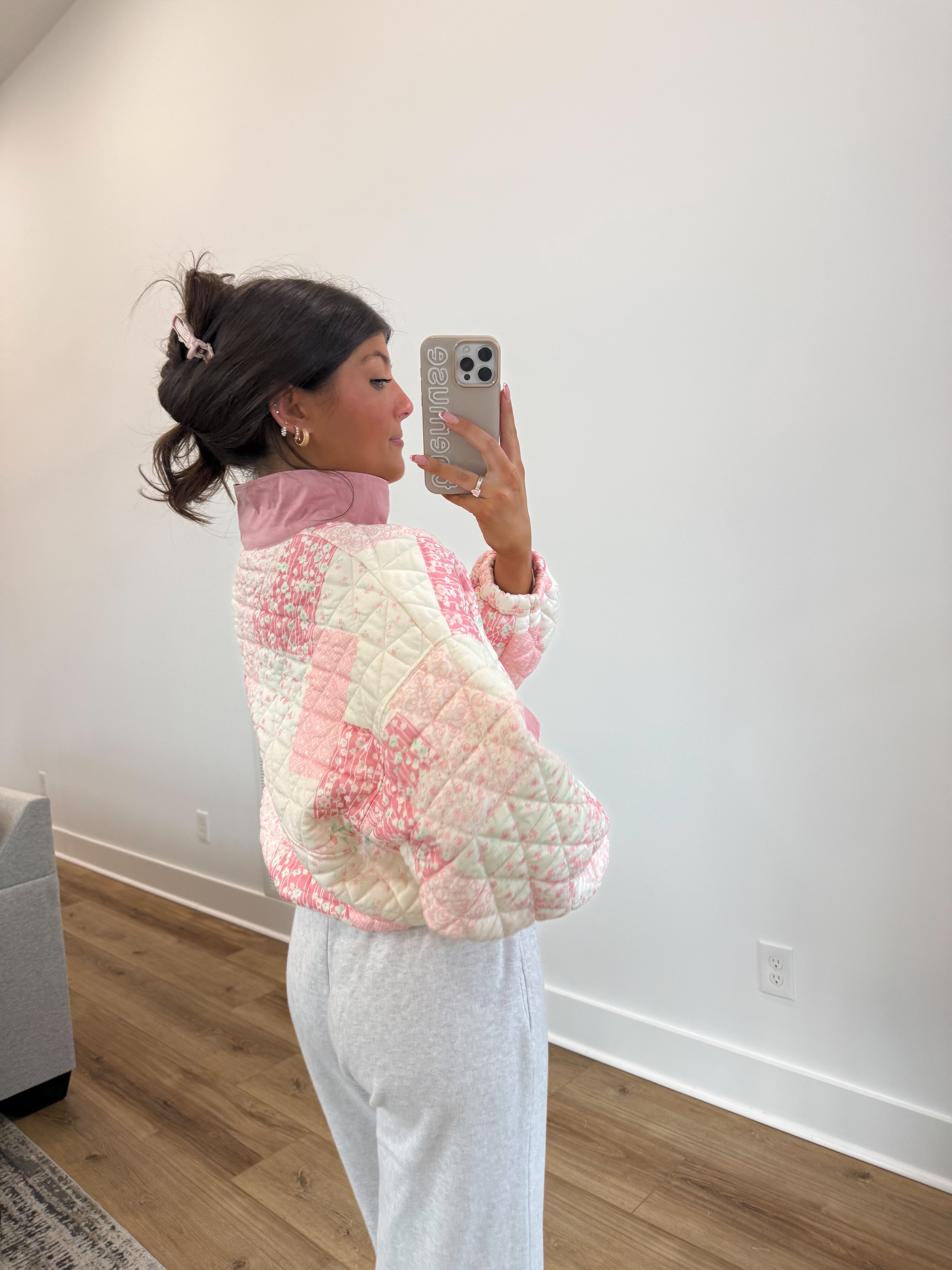 The Pink Patch Pullover