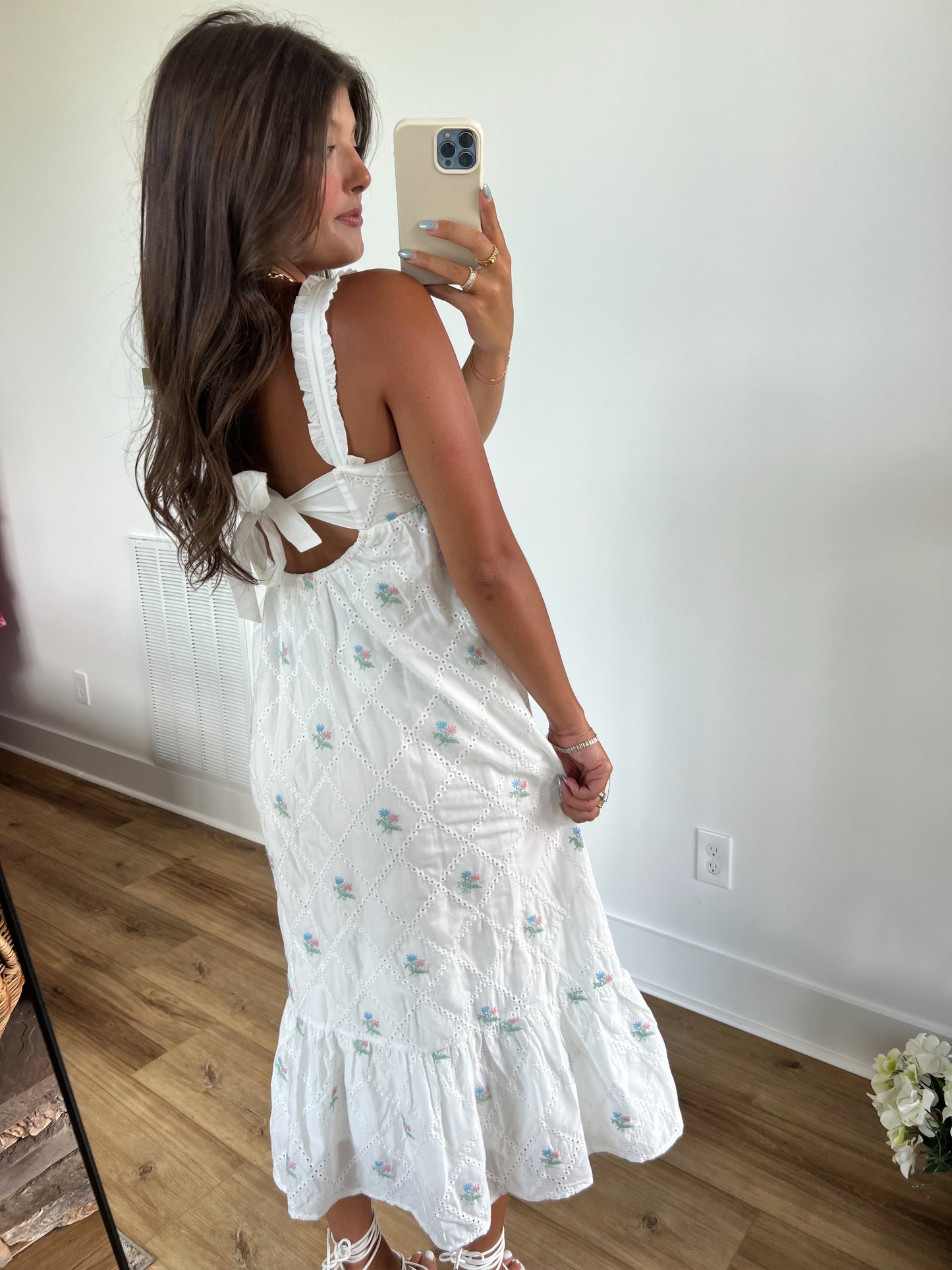 Floral Babydoll Maxi Dress