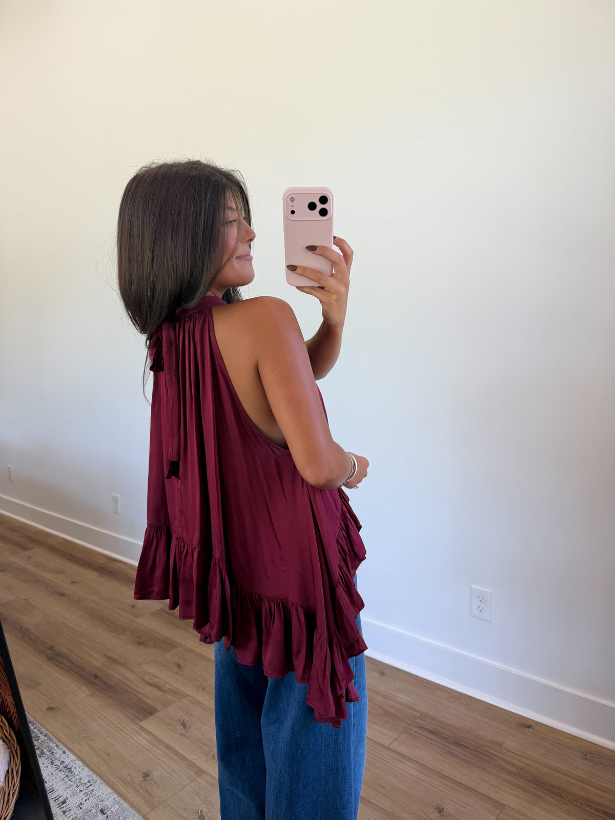 Marlowe Satin Top