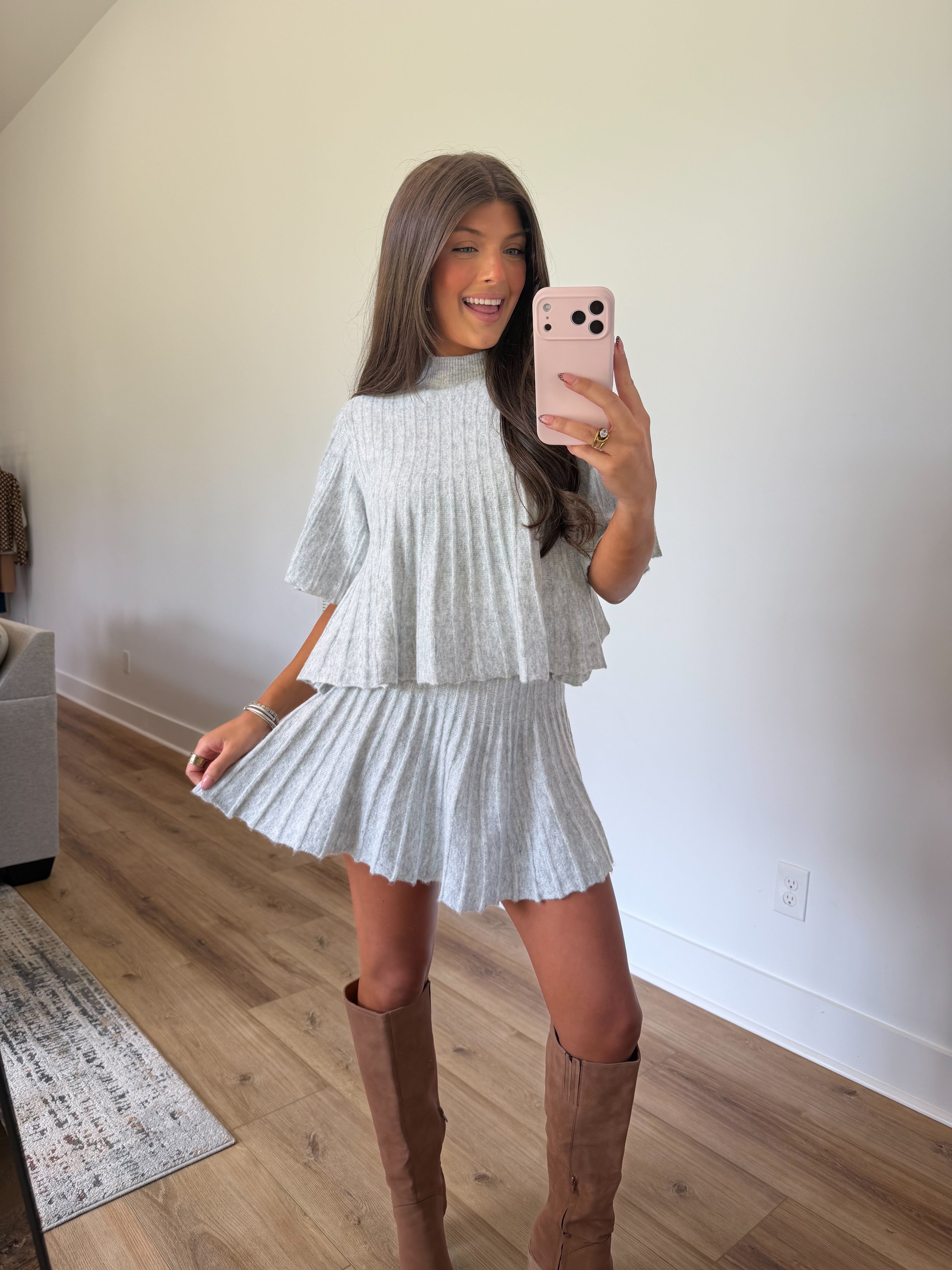 Gilmore Knit Set (Grey)
