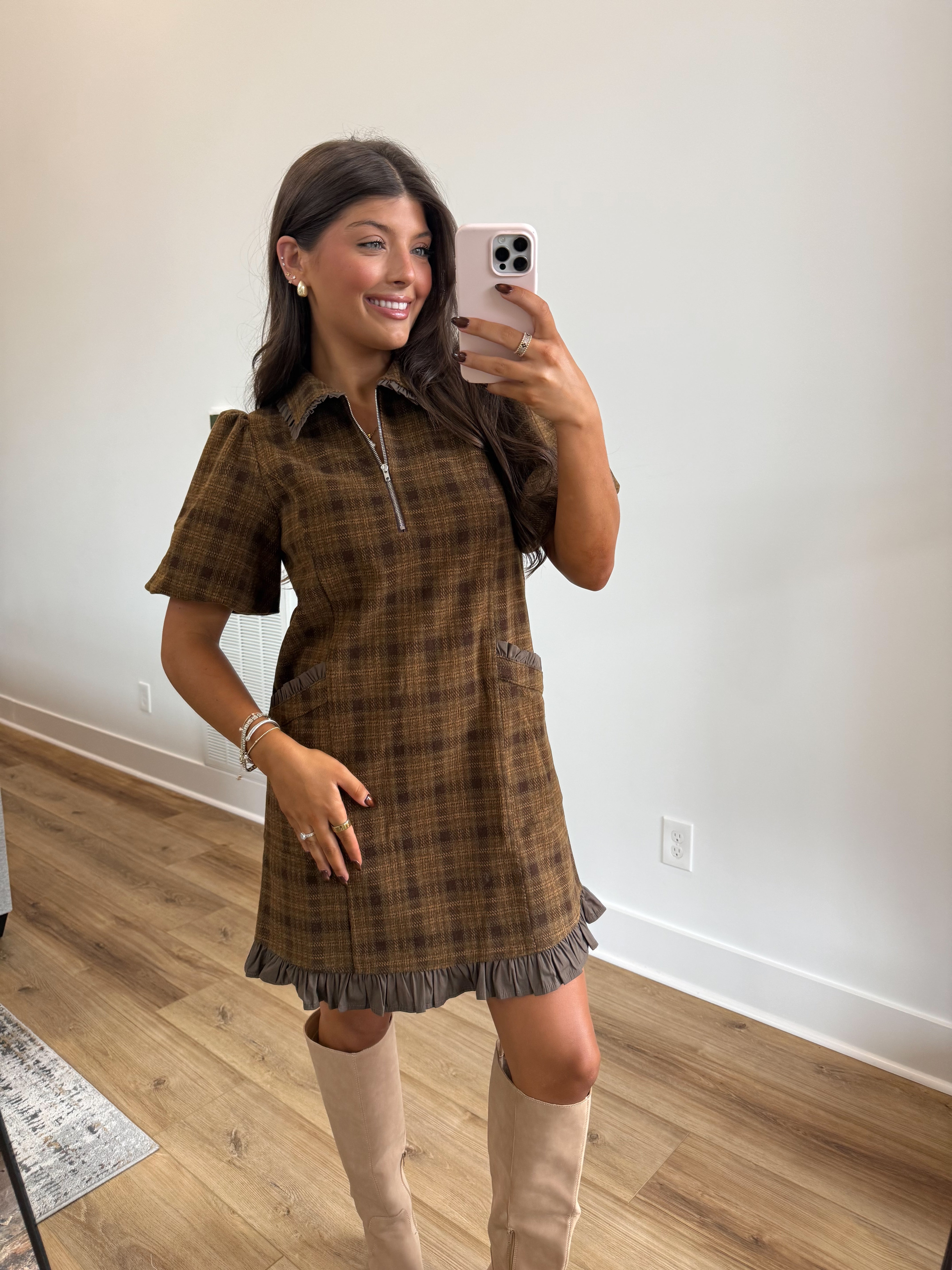The Clara Plaid Mini