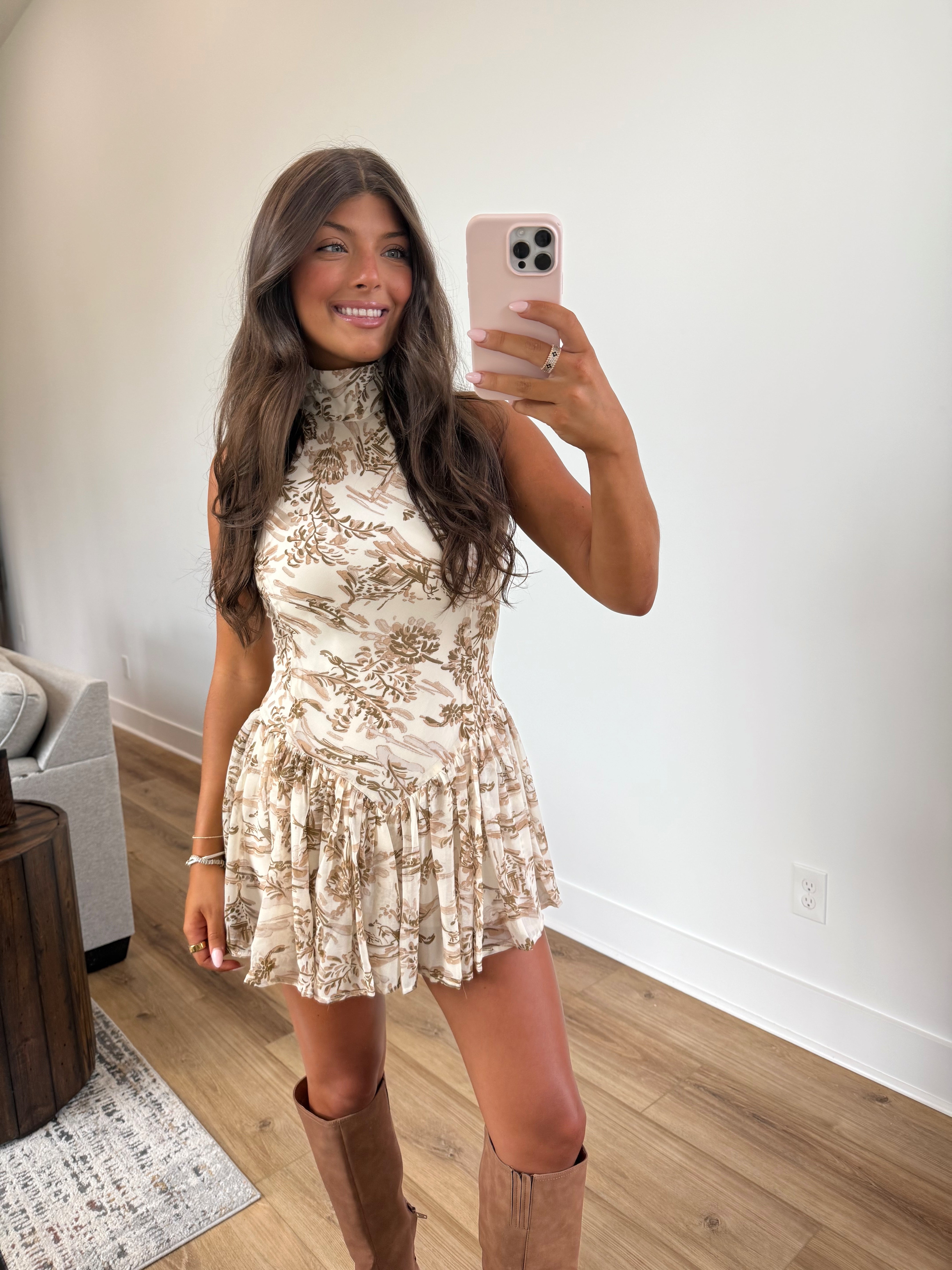 Briley Mockneck Fall Romper