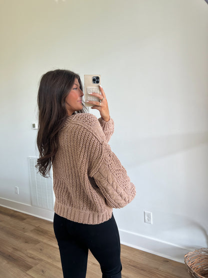 Choclate Chenille Sweater