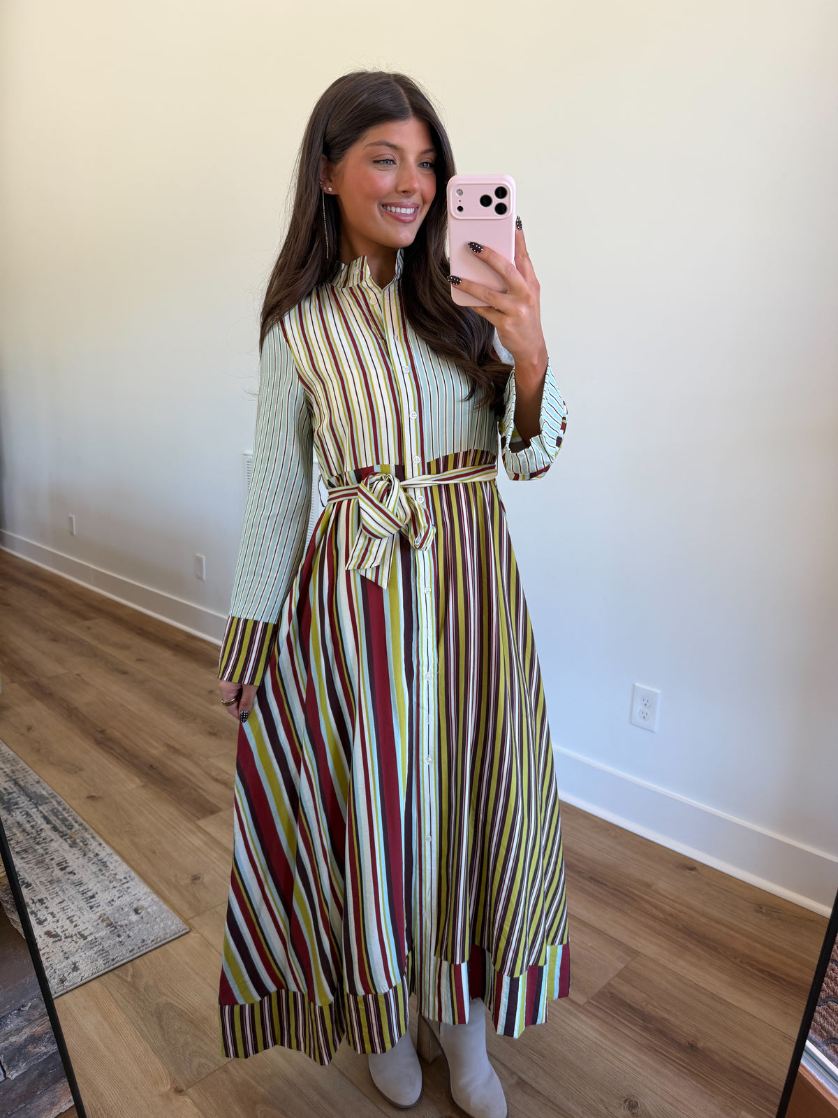 Autumn Palette Maxi Dress