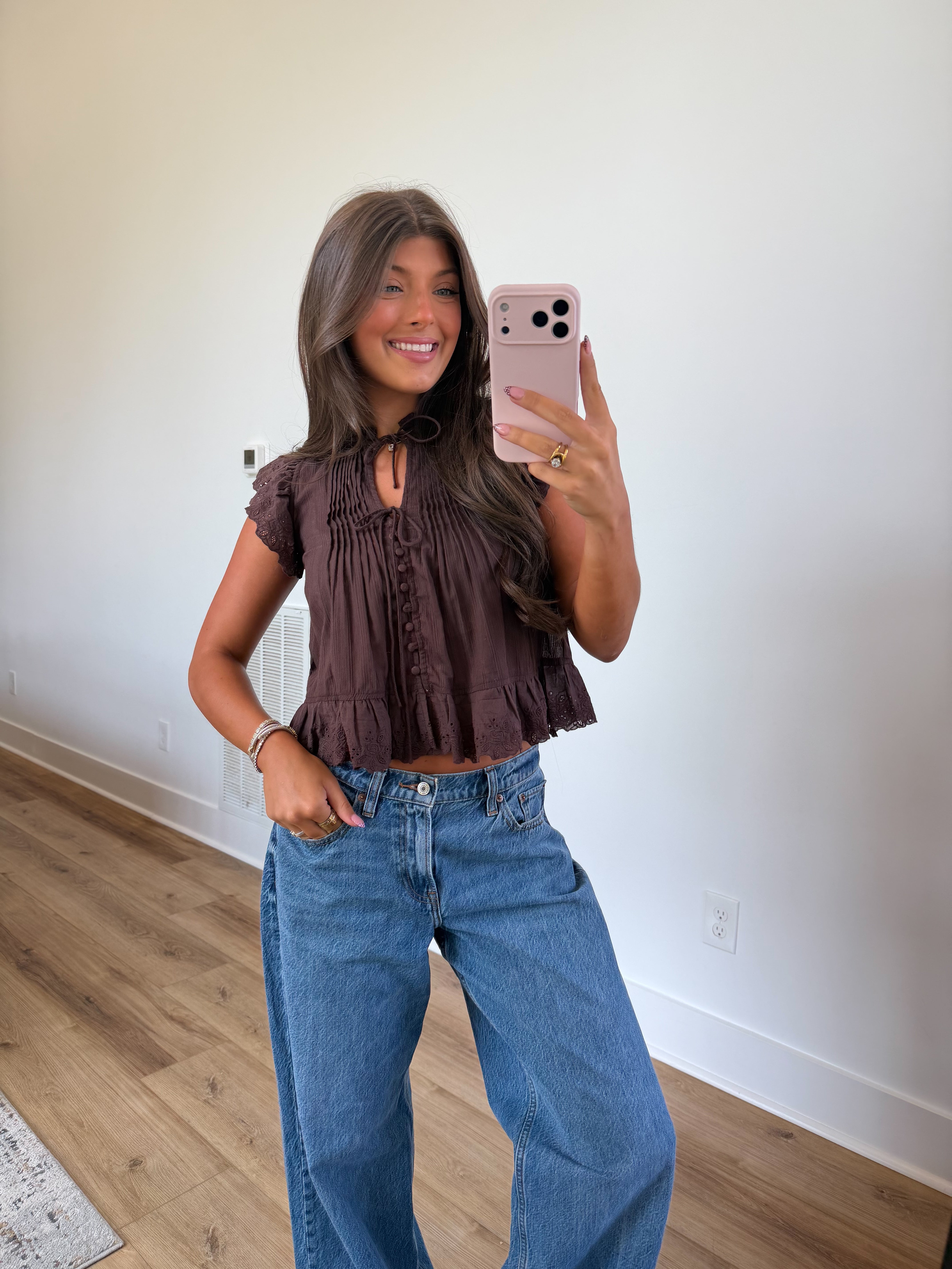 Genevieve Top (Brown)