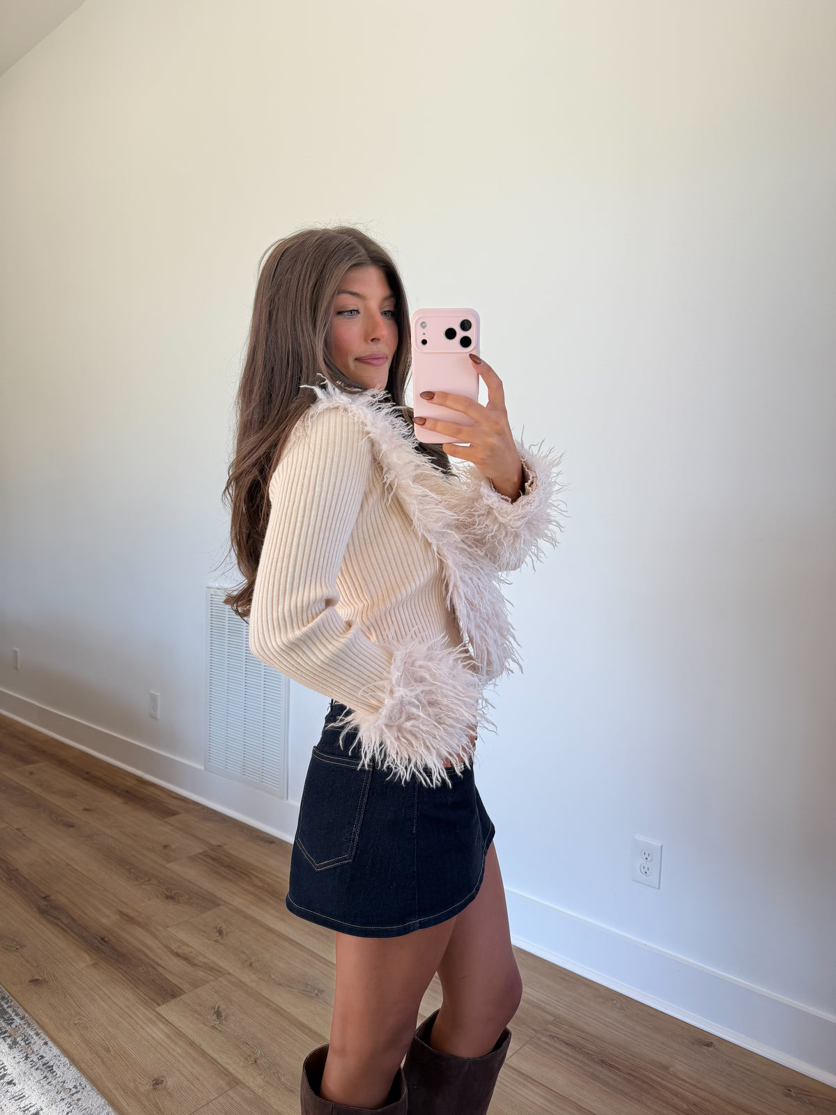 Elaine Fur Top (PRE-ORDER (1-2 weeks)/ Restock)