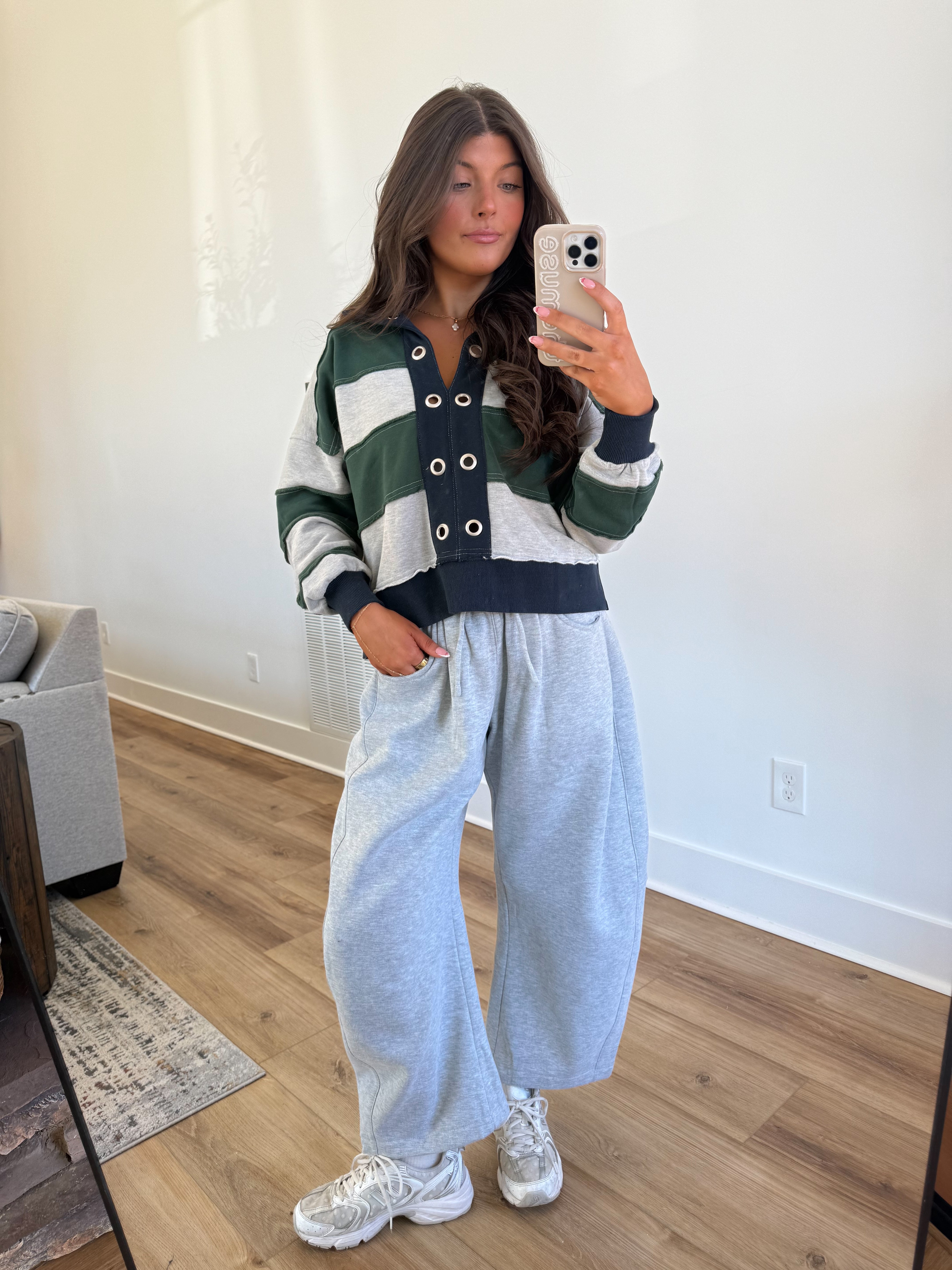 The All-Star Stripe Pullover (Green)