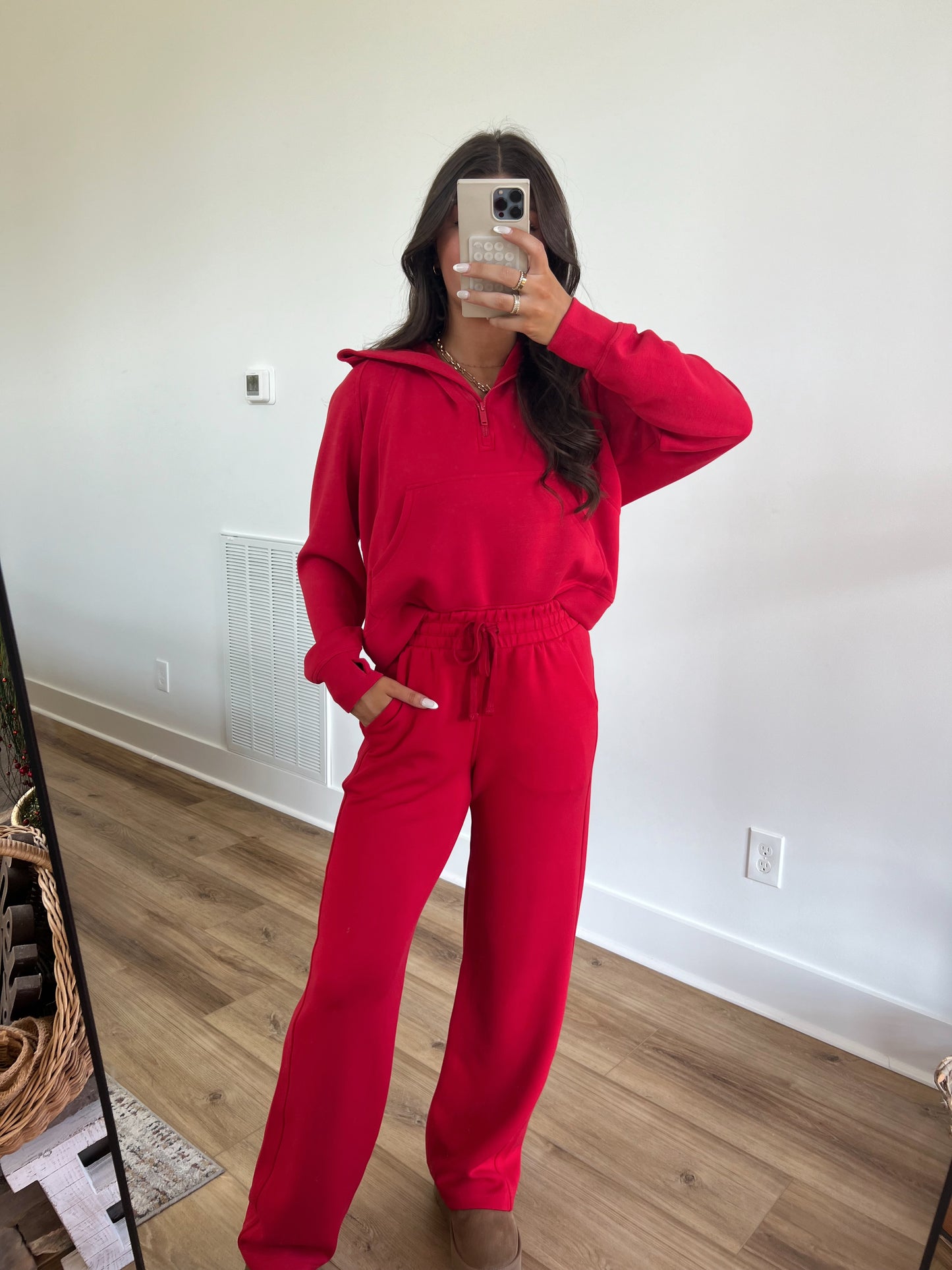 Cherry Red Lounge Set