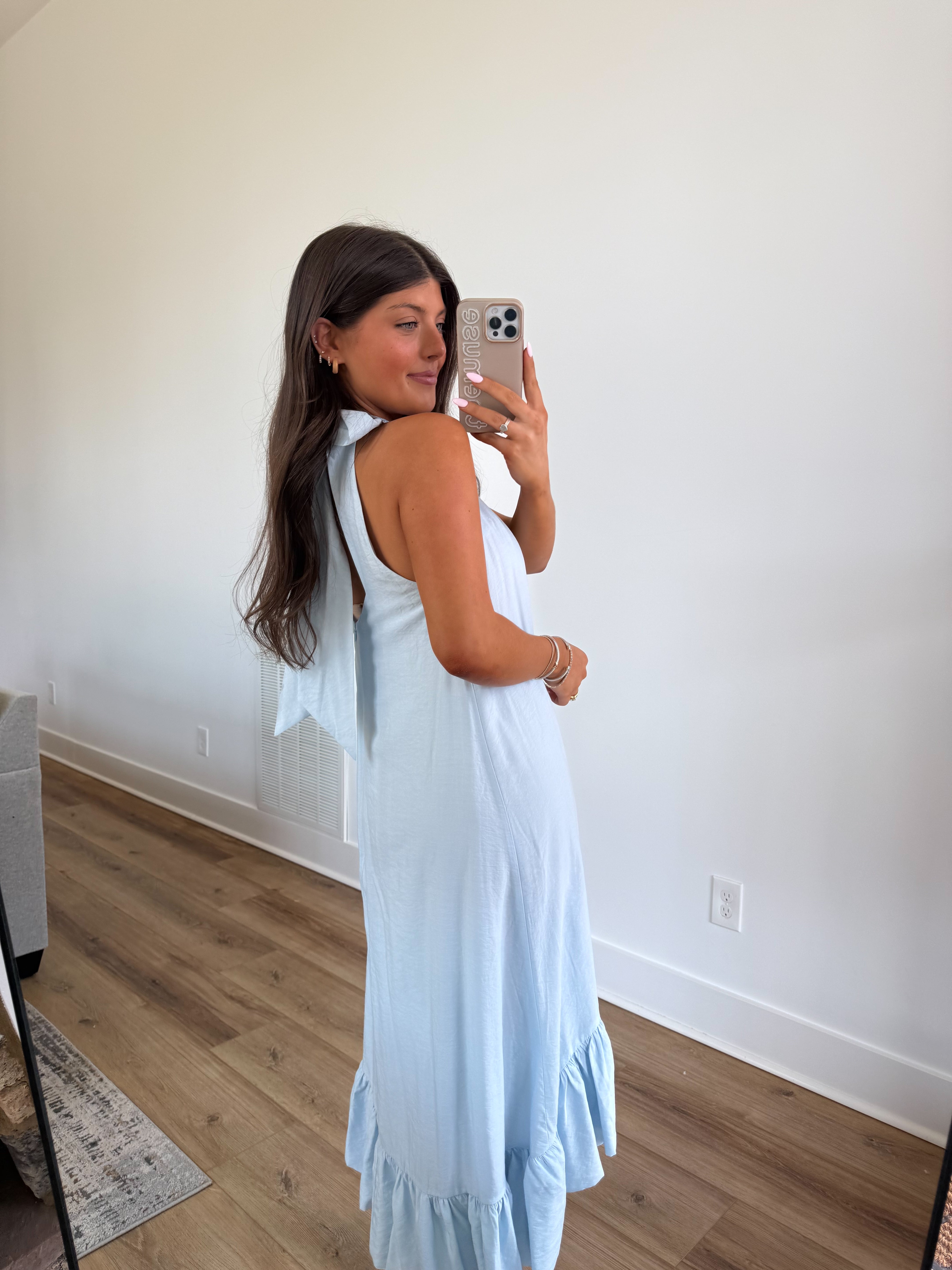 Baby Blue High Low Dress