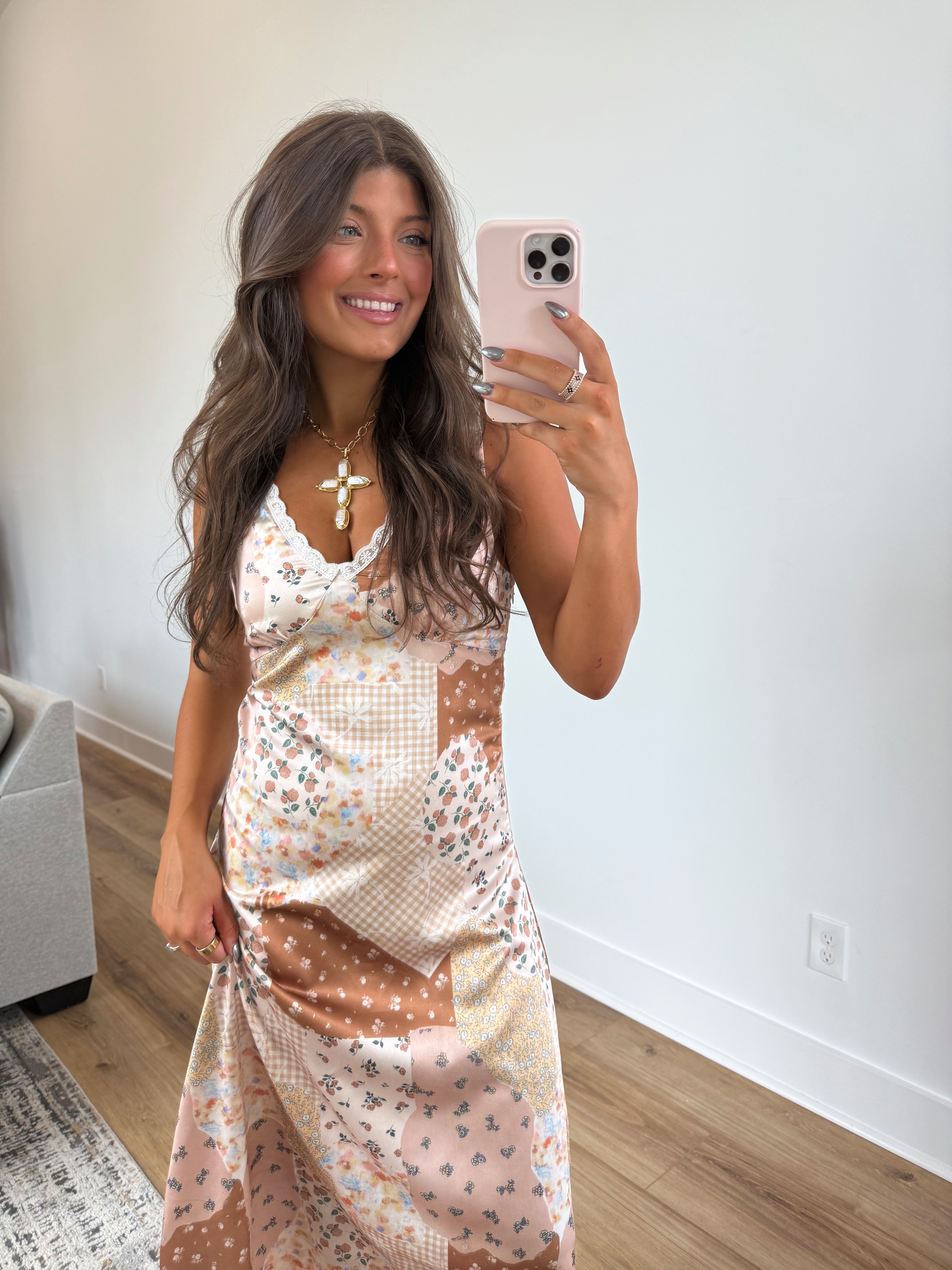 Cottage Quilted Midi