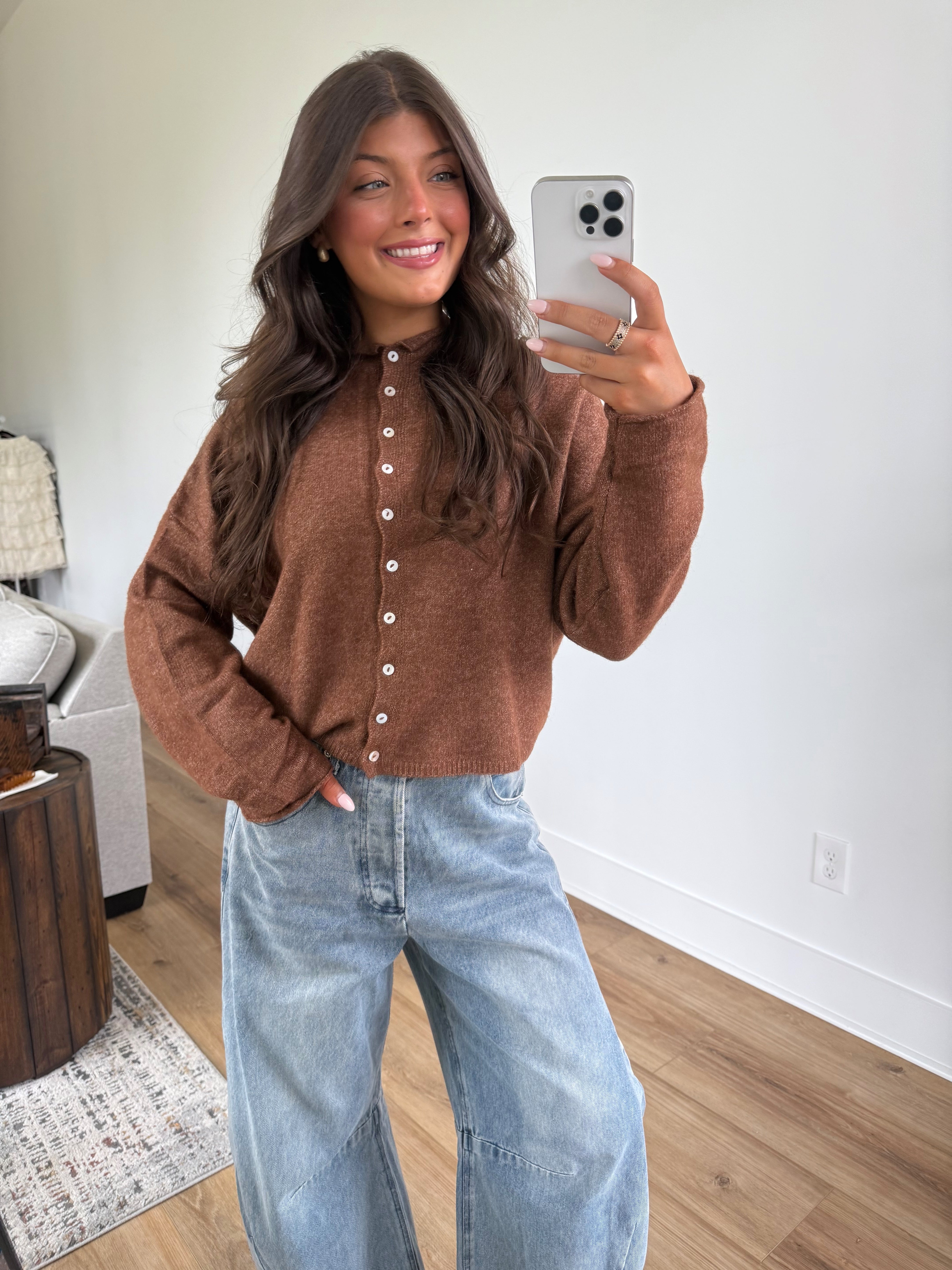 Best Dress Cardigan (Pumpkin Spice)
