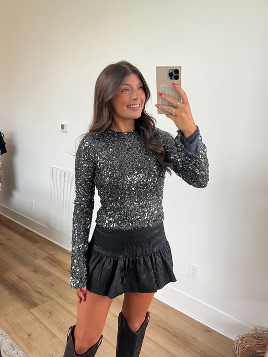 Cheers Sequin Top