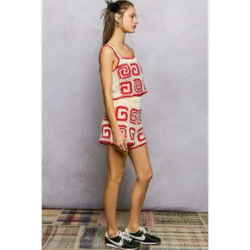Sandbar Crochet Set (Red)