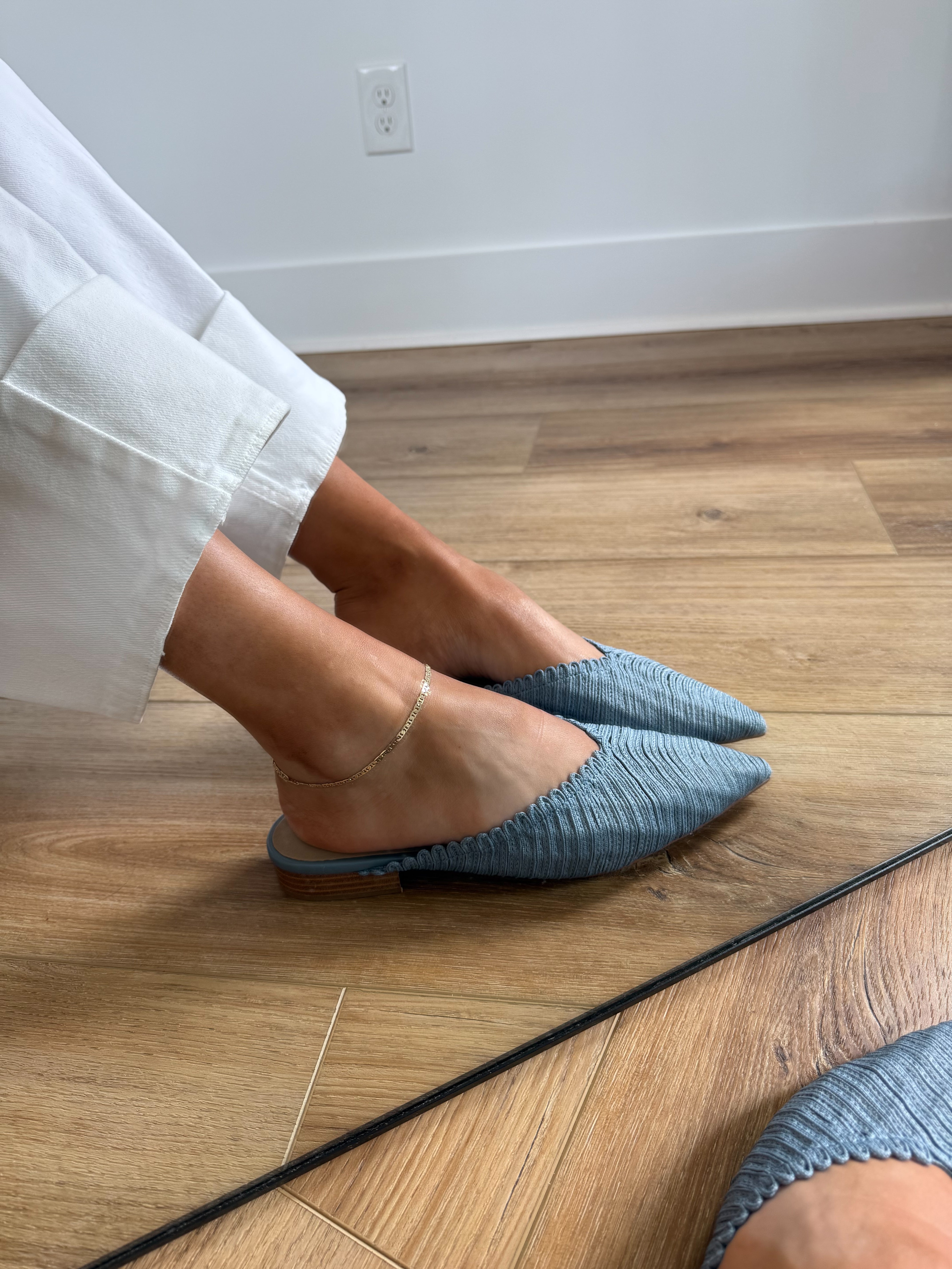 The Denim Mule