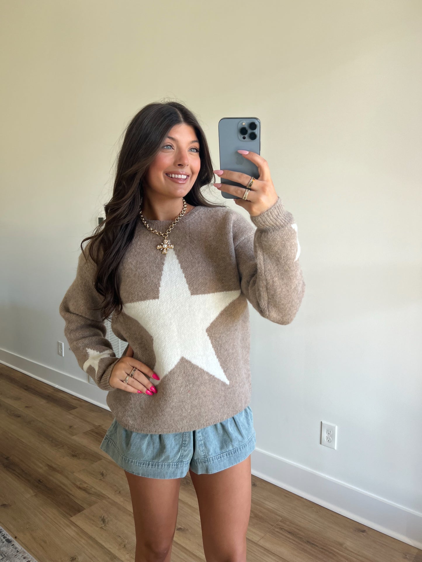 Latte Star Sweater