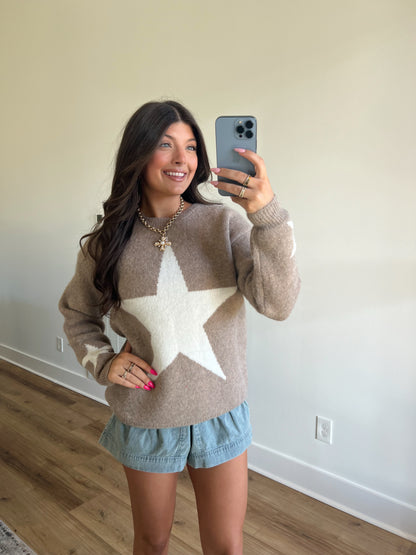 Latte Star Sweater