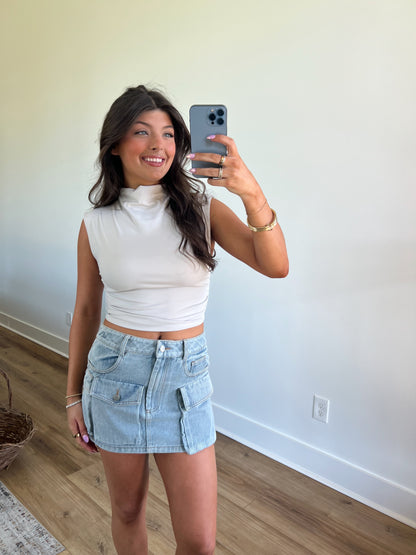 Kate Top (Pale Grey)