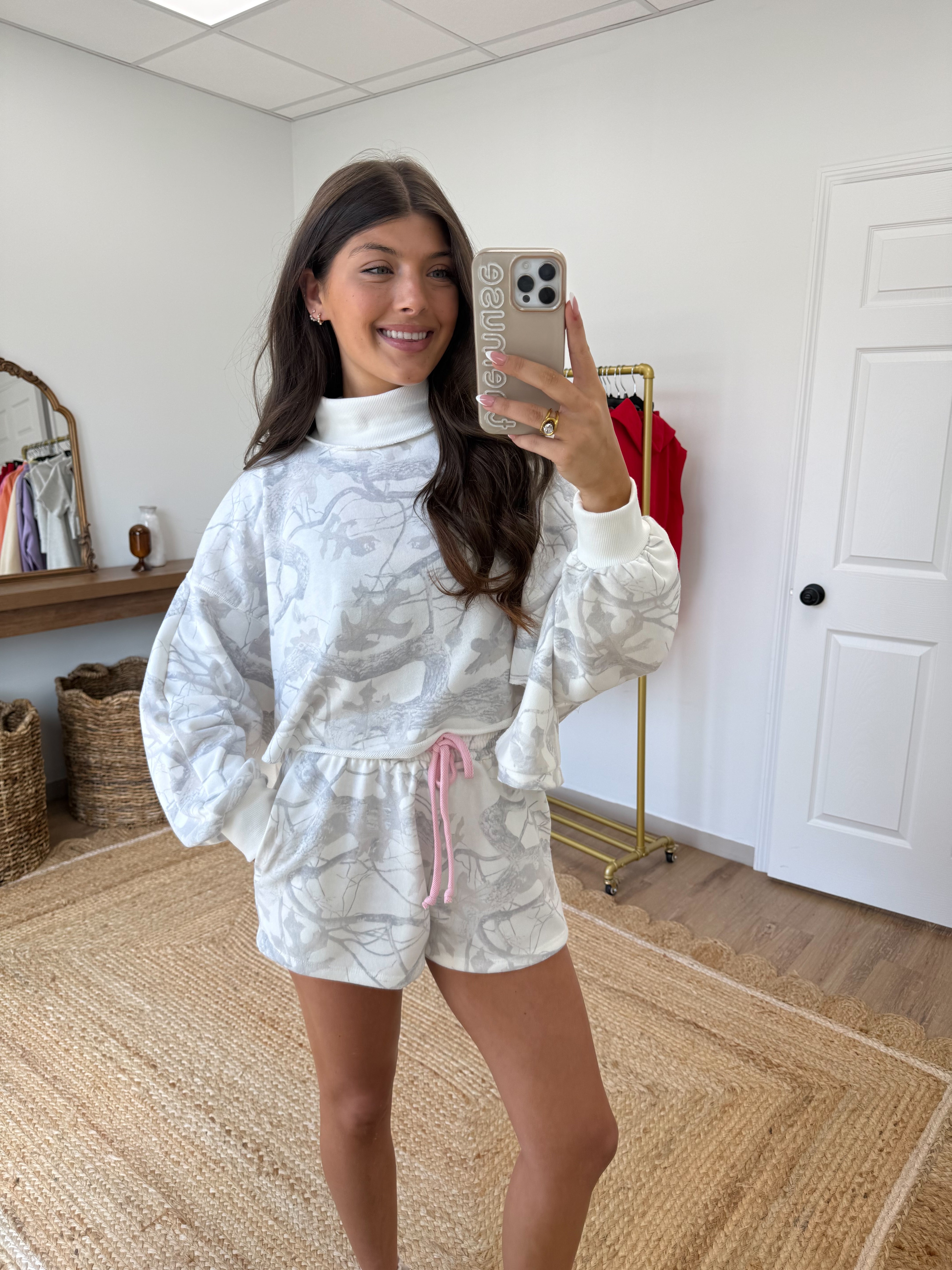 Summer Camo Mockneck Set