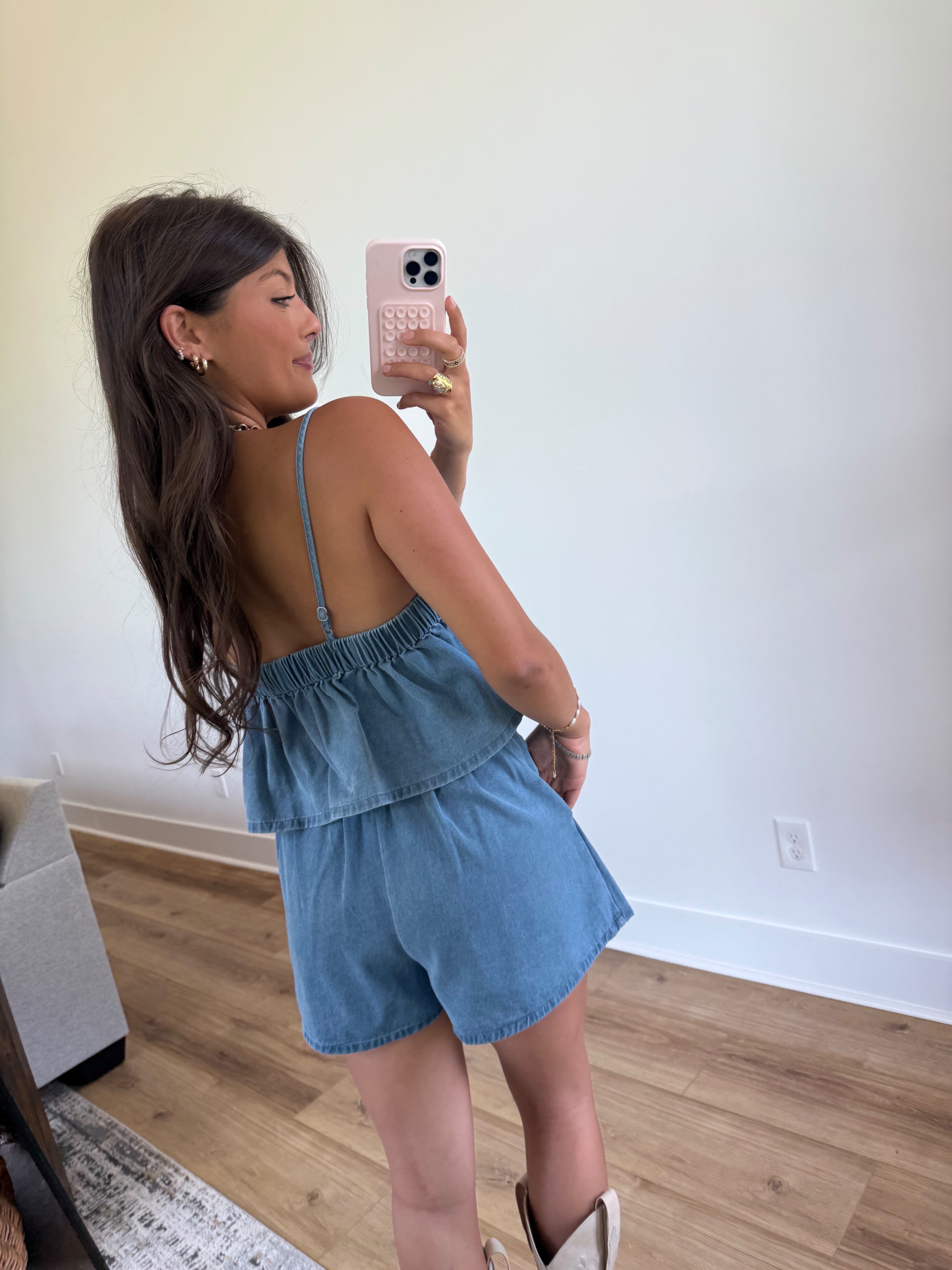 The Pleated Edit Shorts Set