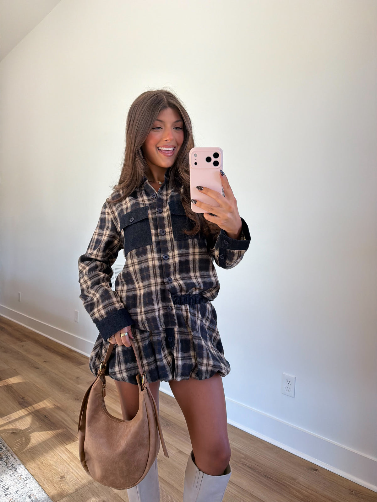 The Parker Plaid Set