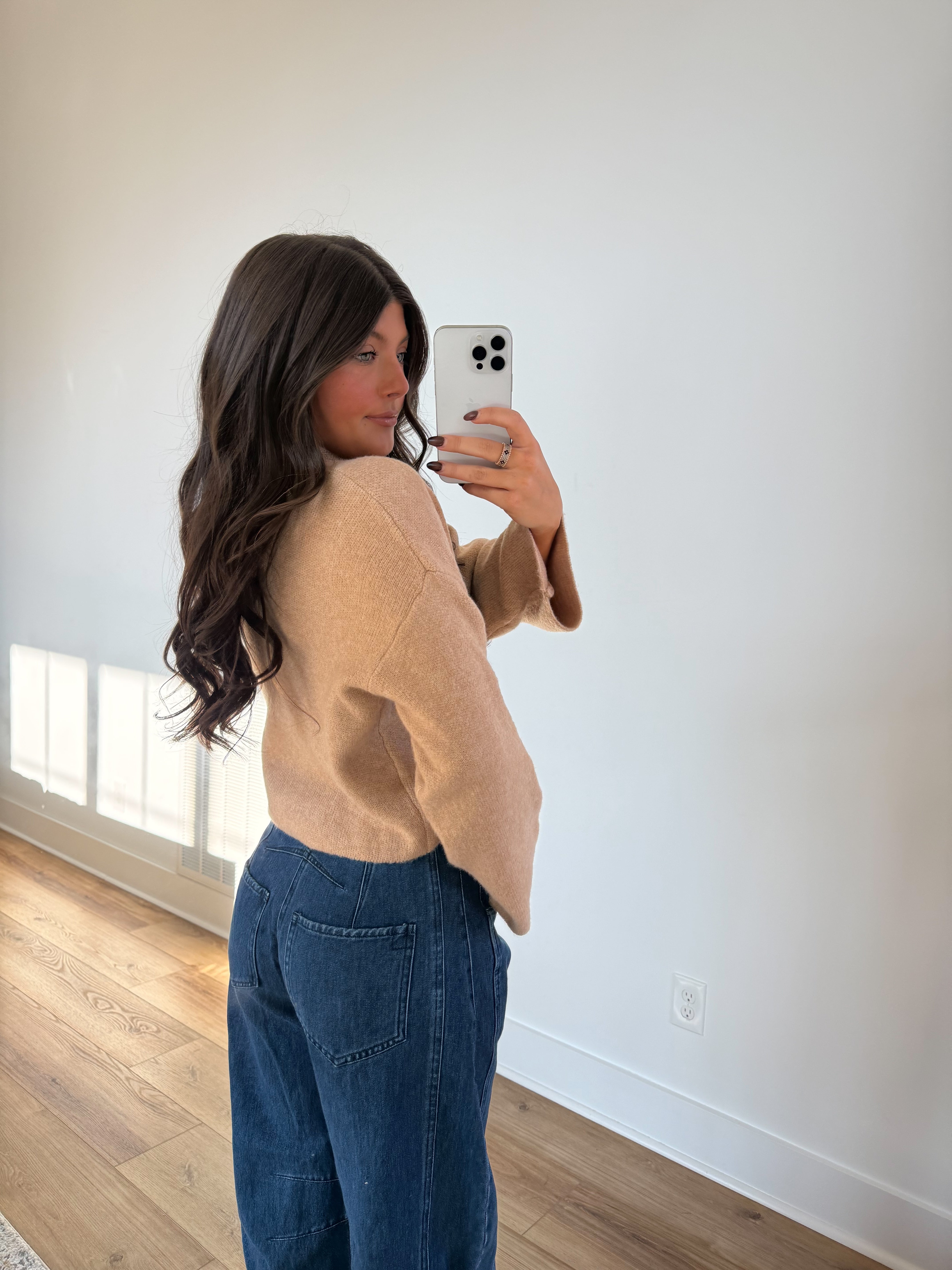 The Classic Tan Turtleneck