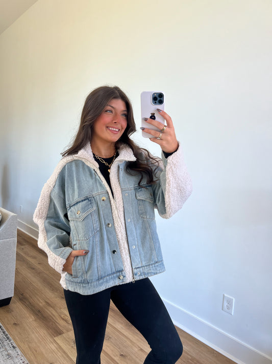 Fleece/Denim Duo Jacket