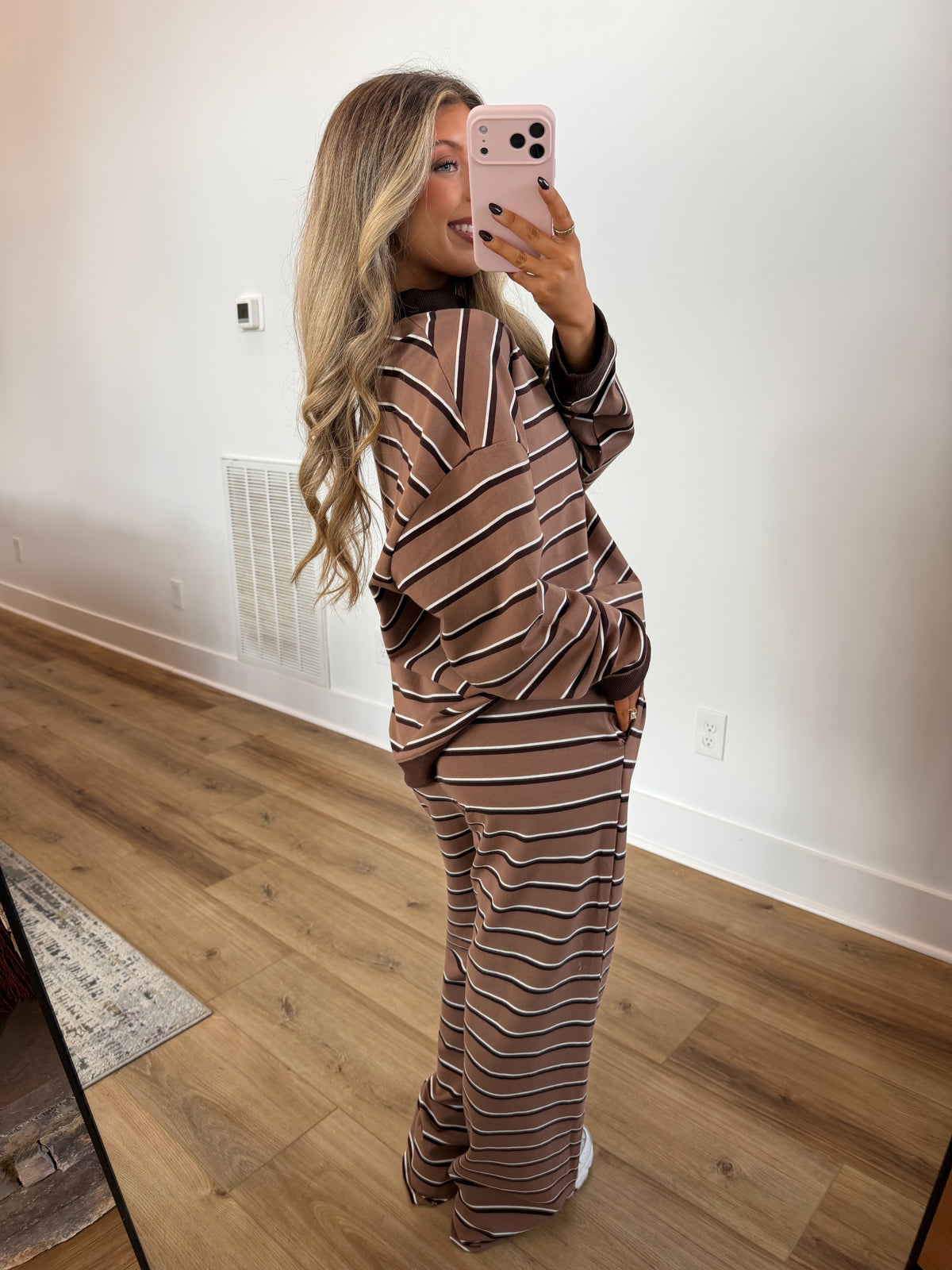 Chocolate Mousse Stripe Set