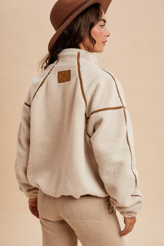 The Ridge Half Zip (Cream)
