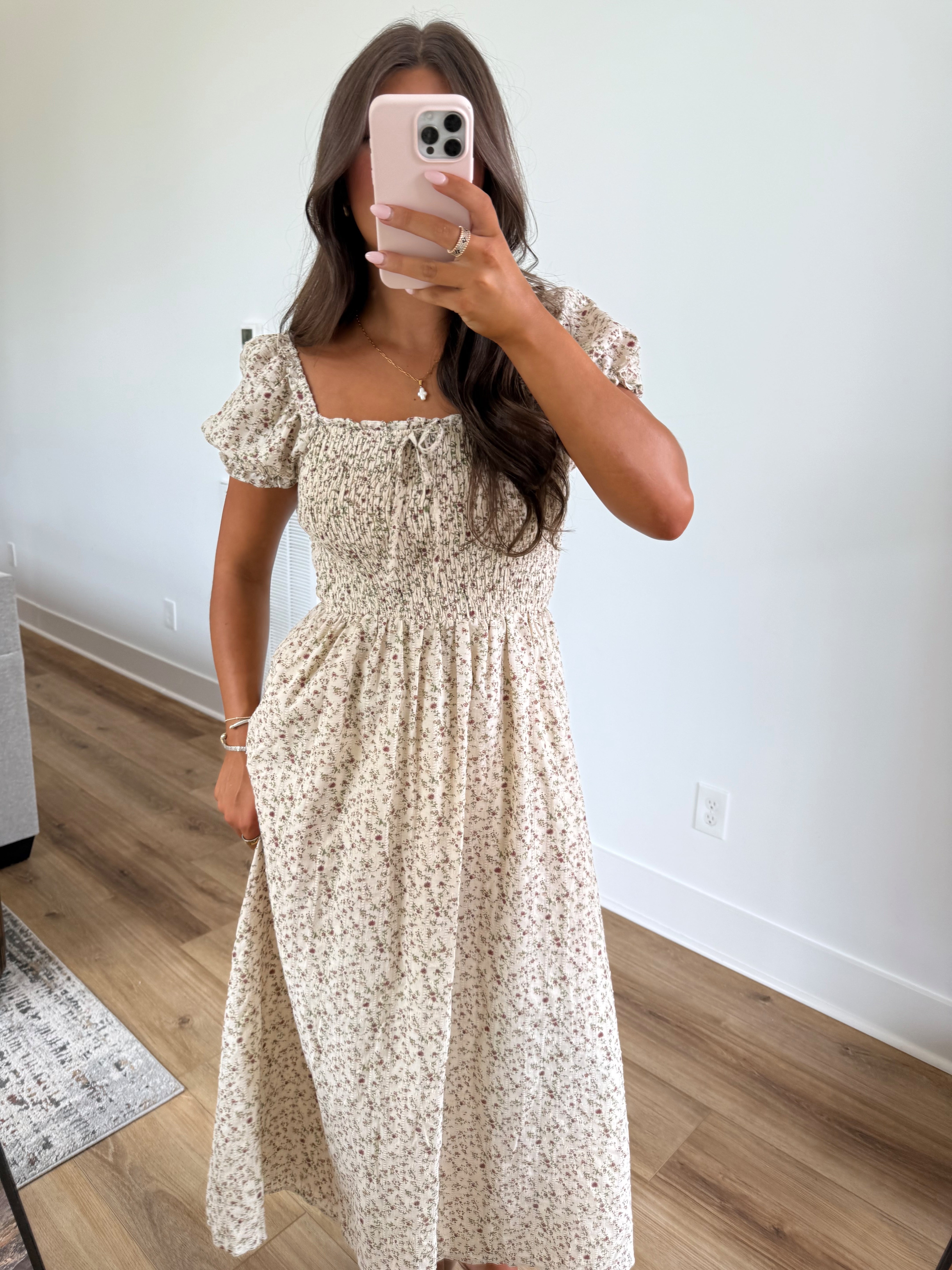 Mattie Florals Maxi Dress