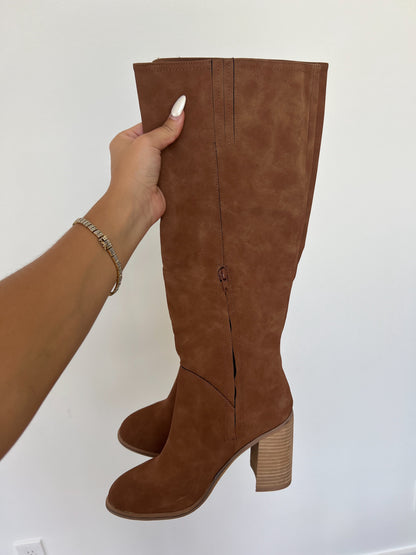 Brown Knee High Boots (Restock)